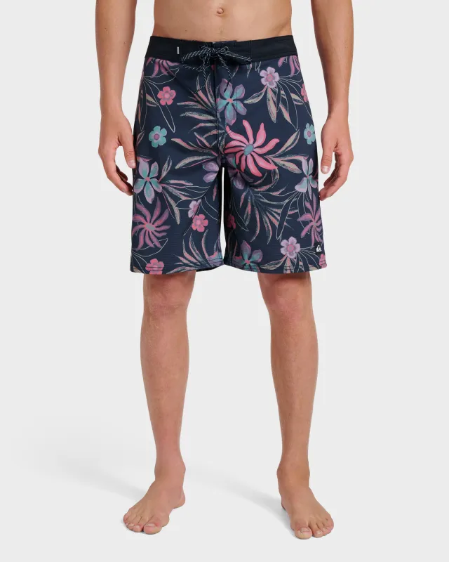Highline Straight Leg 19" Boardshorts - Total Eclipse sold by Quiksilver