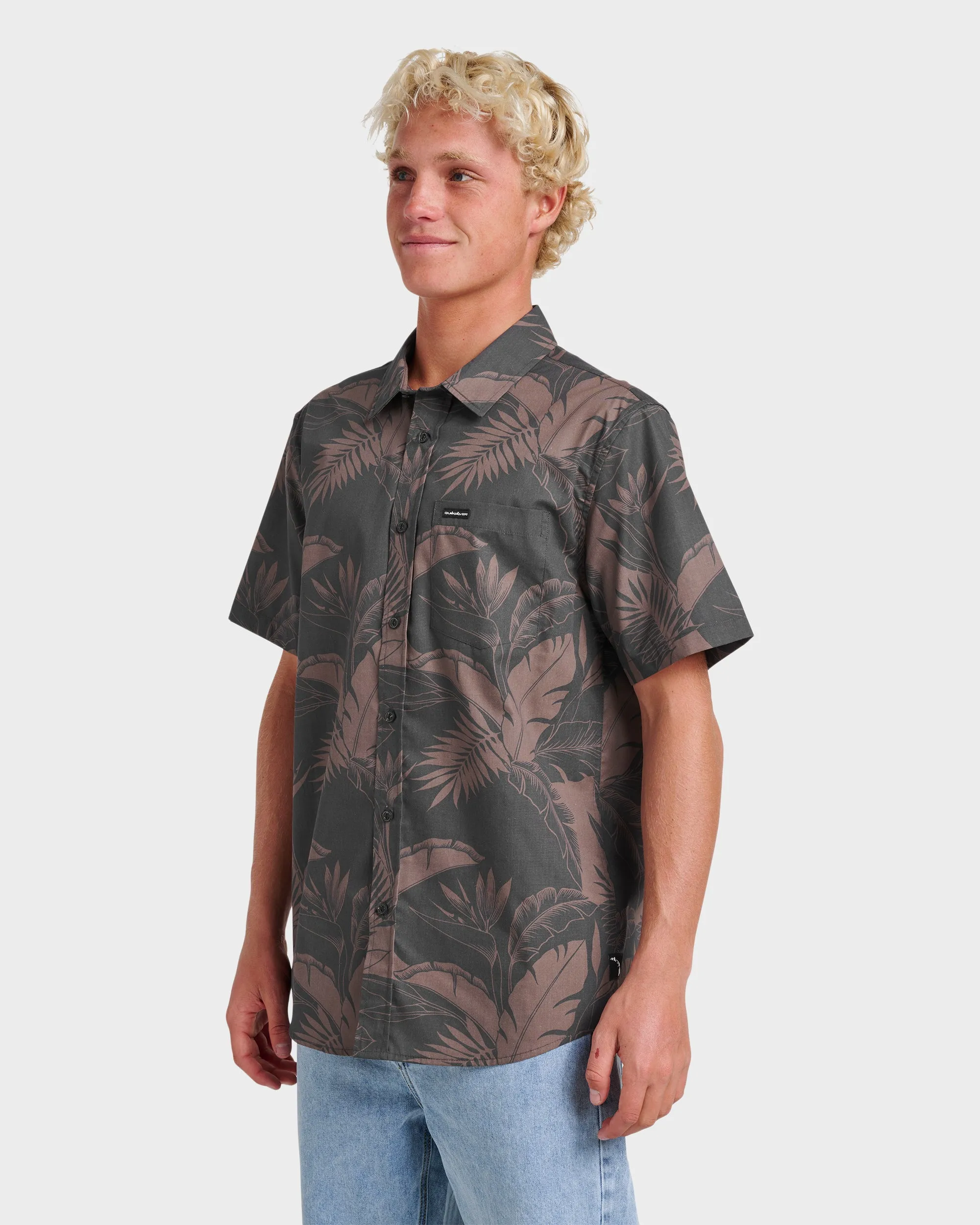 Kahanu Classic Short Sleeve Shirt - Black sold by Quiksilver product image thumbnail 3