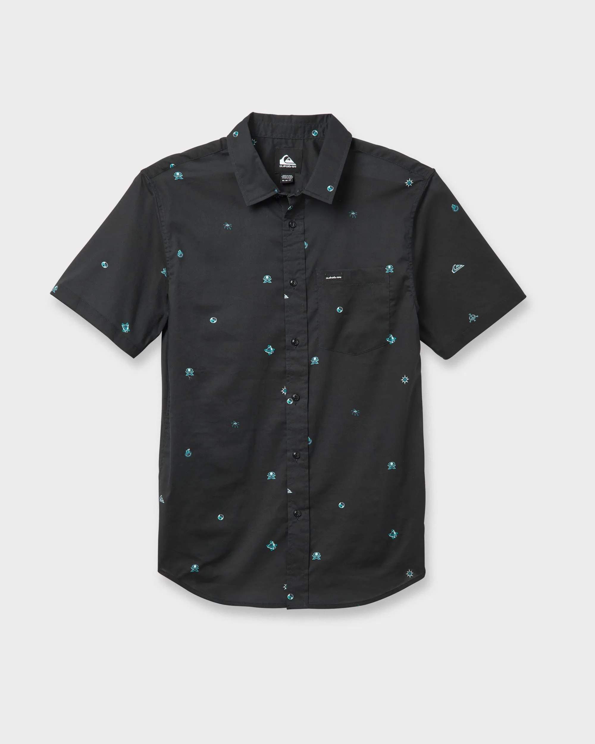 Mini Dimensions Classic Short Sleeve Shirt - Black sold by Quiksilver product image thumbnail 5