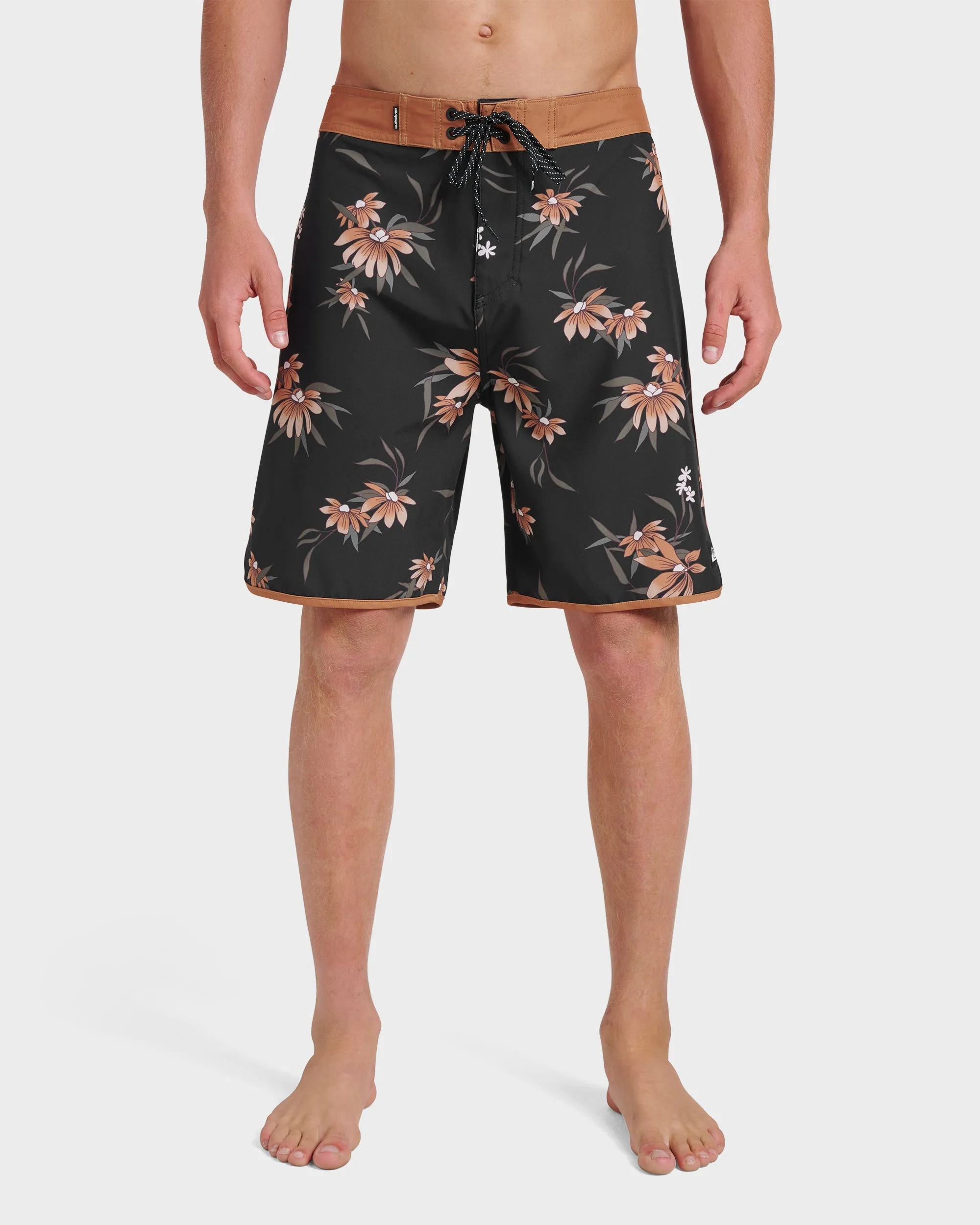 Surfsilk Costal Flora 19" Boardshorts - Black sold by Quiksilver