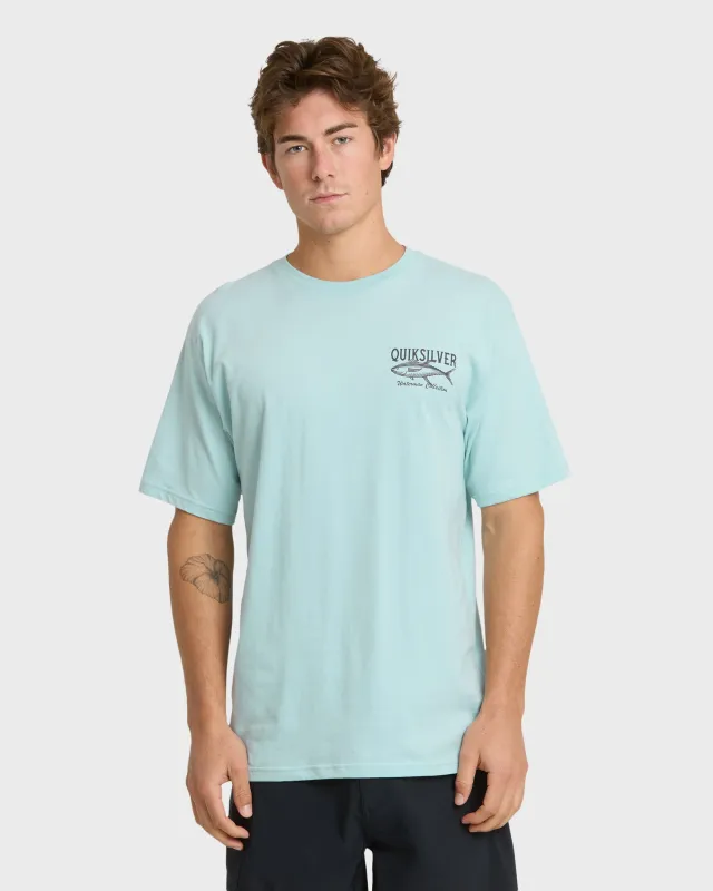 Waterman Deep Waters Classic T-shirt - Sterling Blue sold by Quiksilver