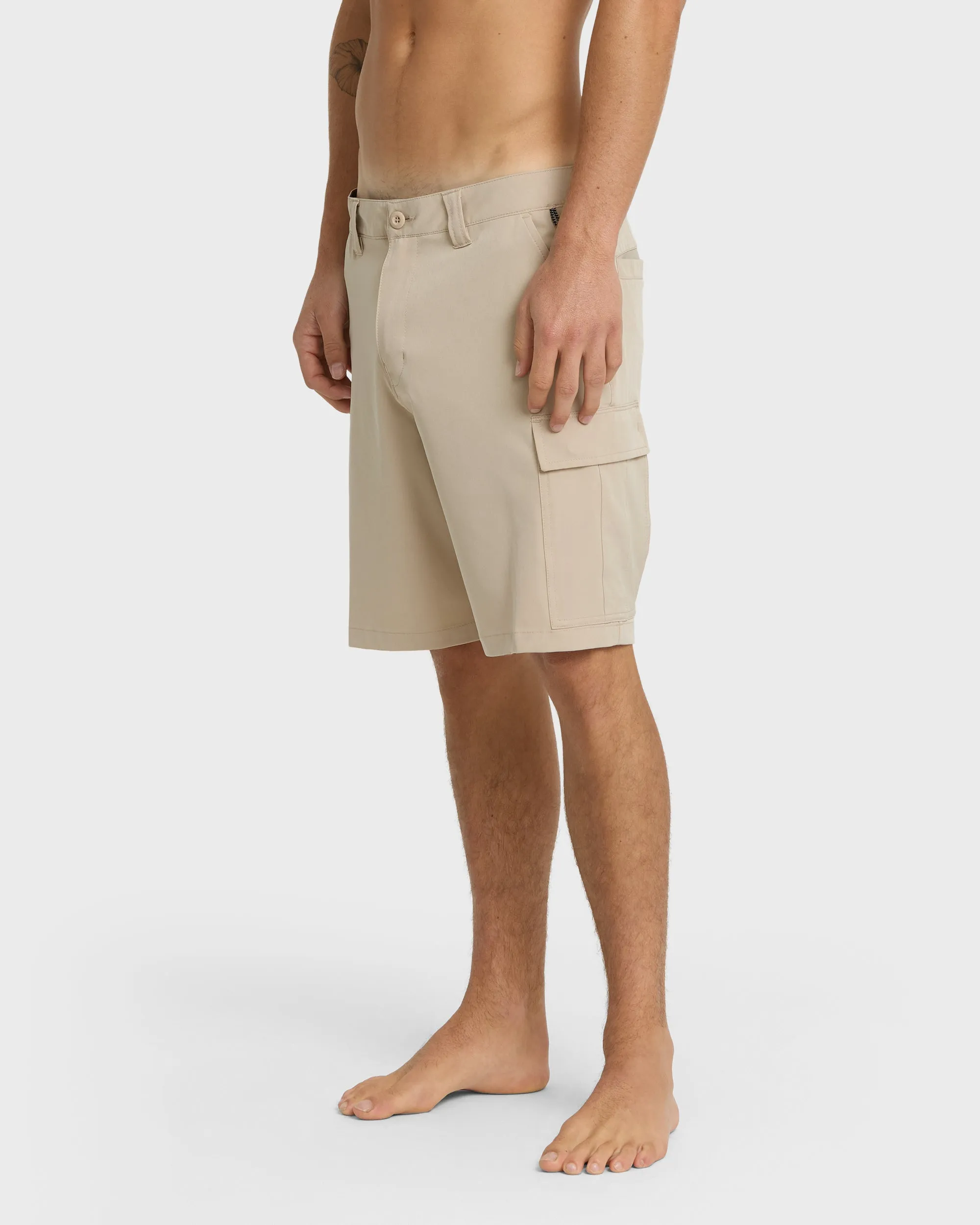 Union Amphibian Cargo 20" Hybrid Short - Taupe sold by Quiksilver product image thumbnail 4
