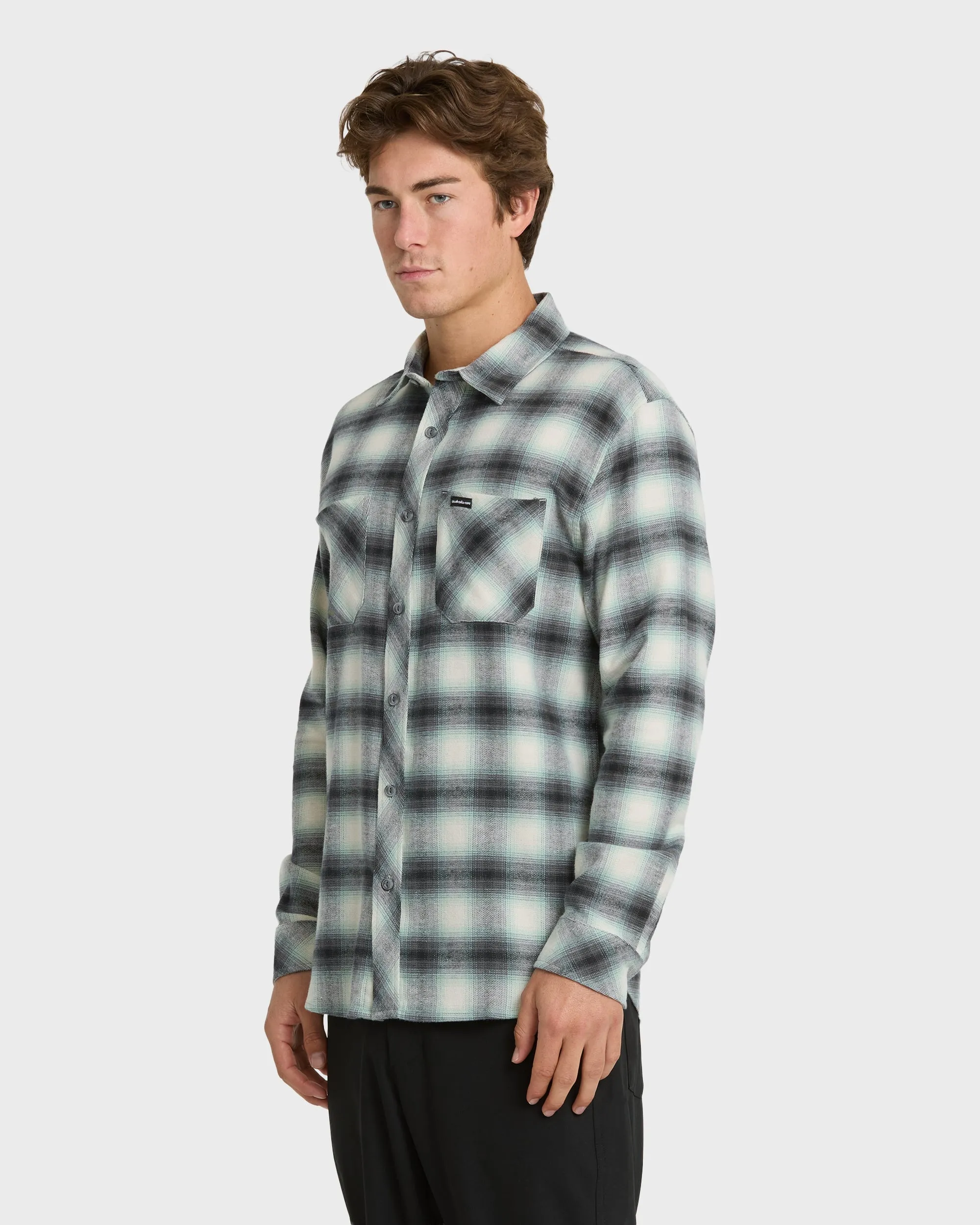 Terrace Stretch Flannel Shirt - Moonstruck sold by Quiksilver product image thumbnail 4