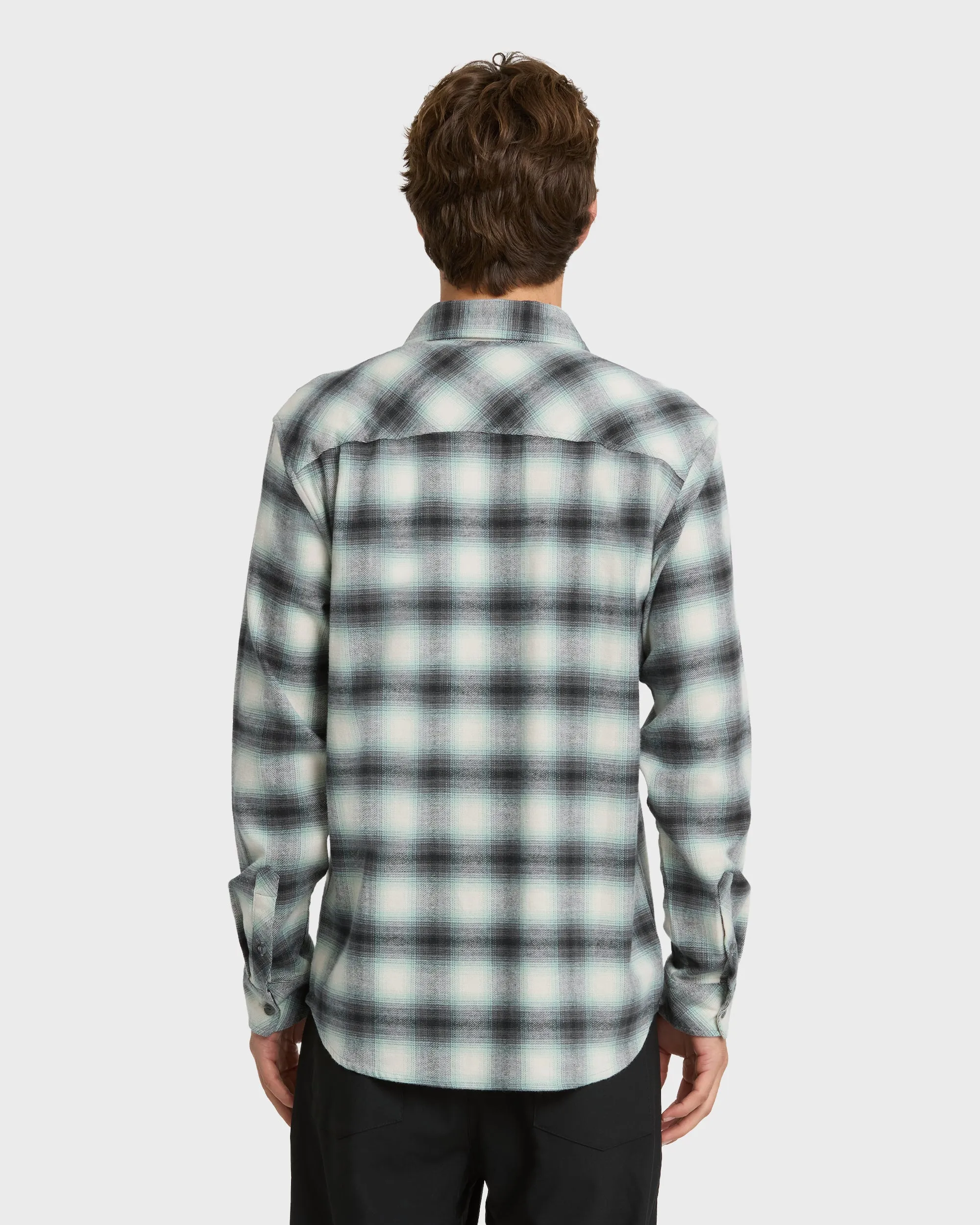 Terrace Stretch Flannel Shirt - Moonstruck sold by Quiksilver product image thumbnail 2