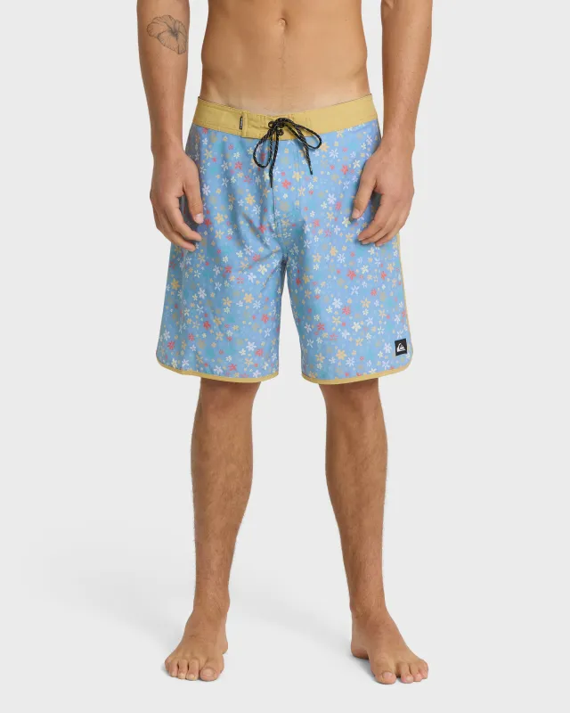 Surfsilk Scallop Ditsy 19" Boardshorts - Ashley Blue sold by Quiksilver