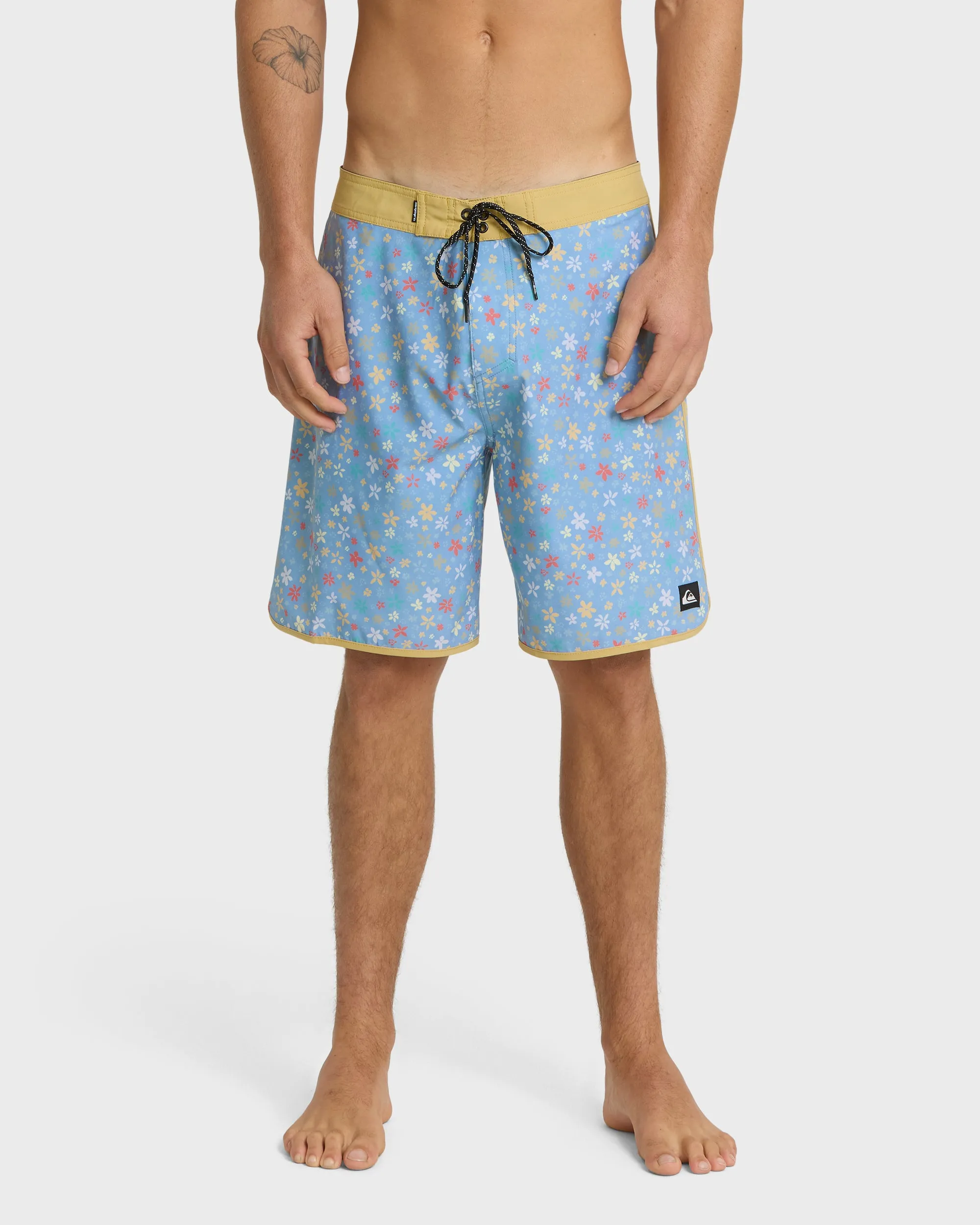 Surfsilk Scallop Ditsy 19" Boardshorts - Ashley Blue sold by Quiksilver