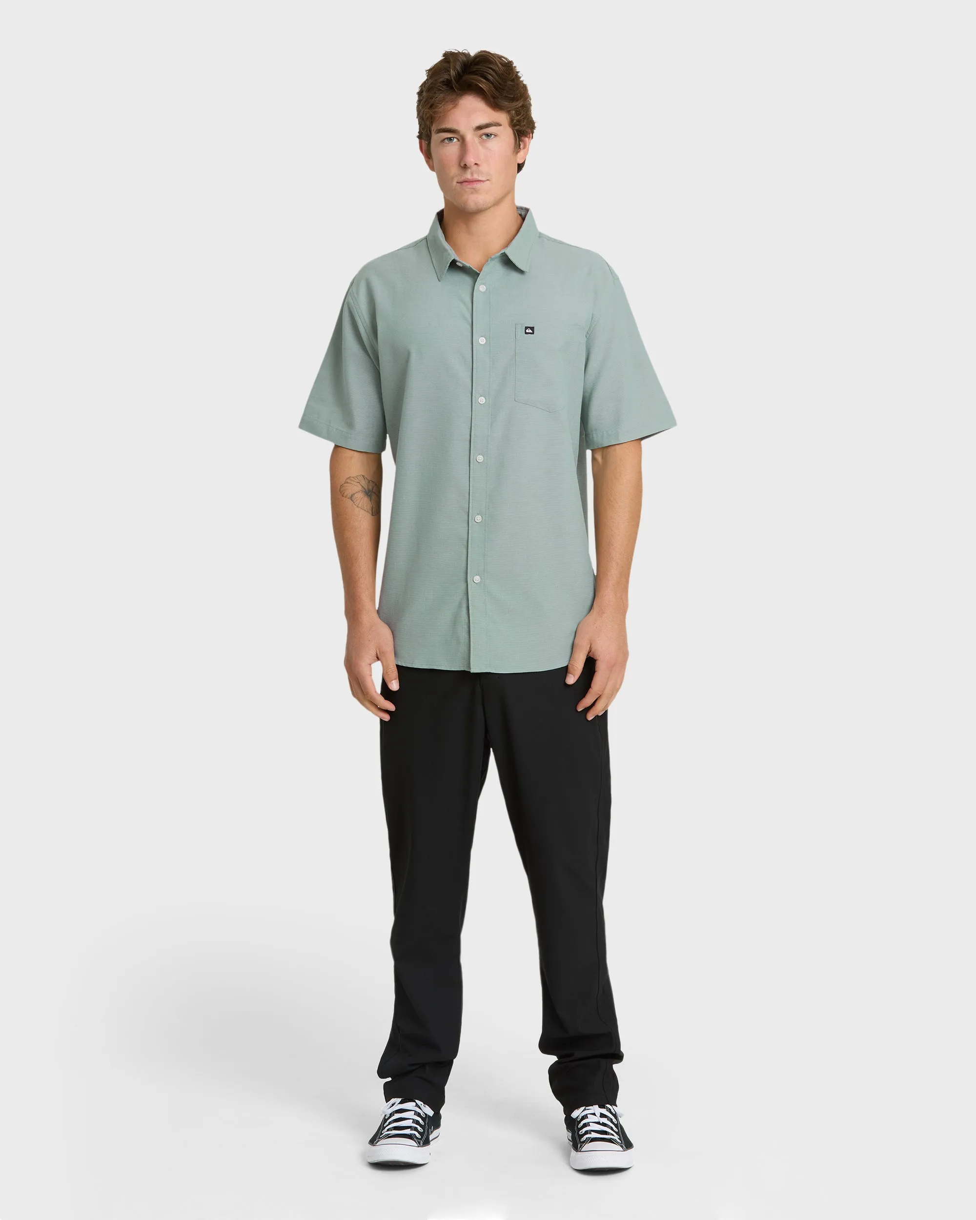 Shoreline Classic Short Sleeve Shirt - Chinois Green sold by Quiksilver product image thumbnail 3