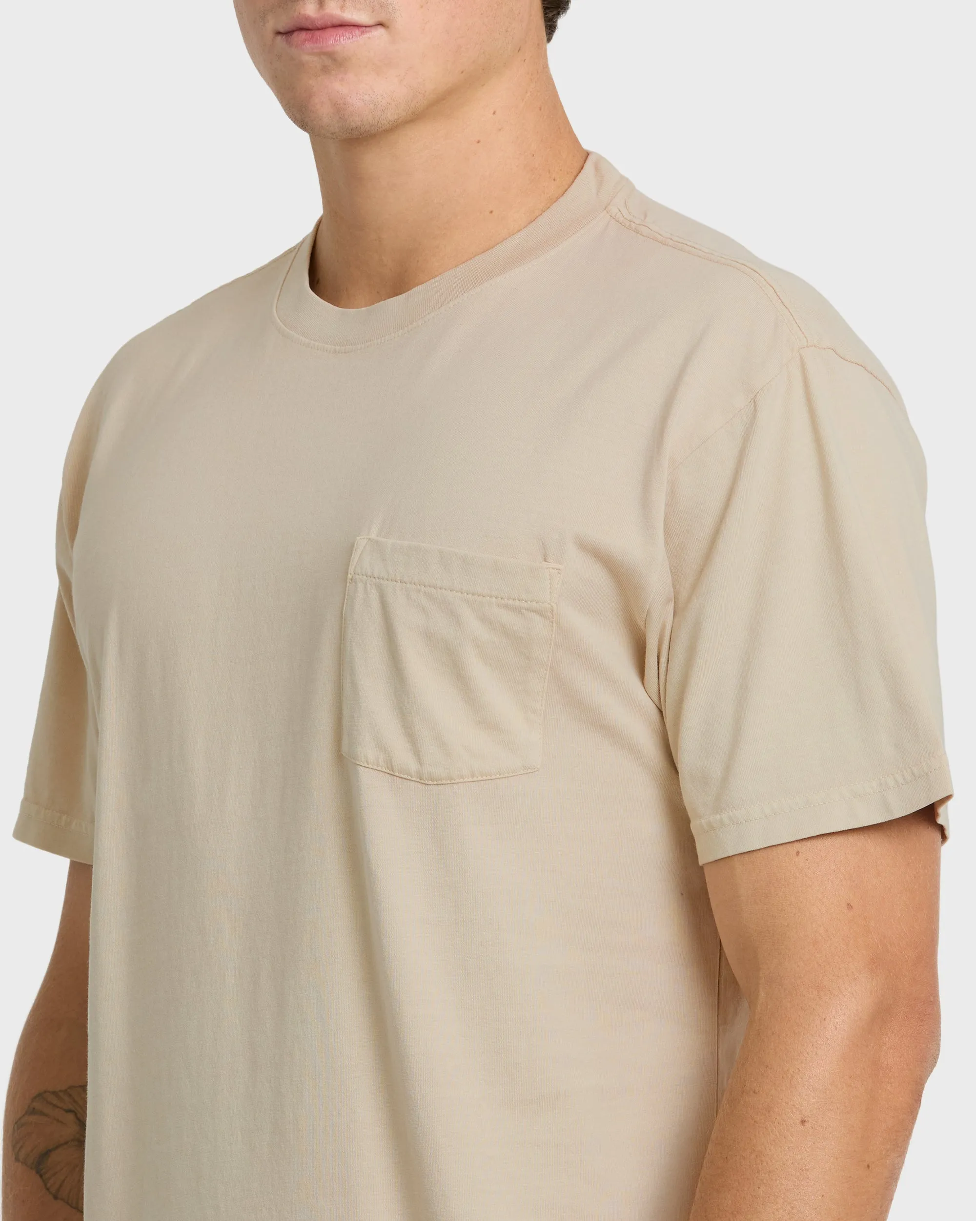 Saltwater Pocket Tee - Pale Aloe sold by Quiksilver product image thumbnail 5