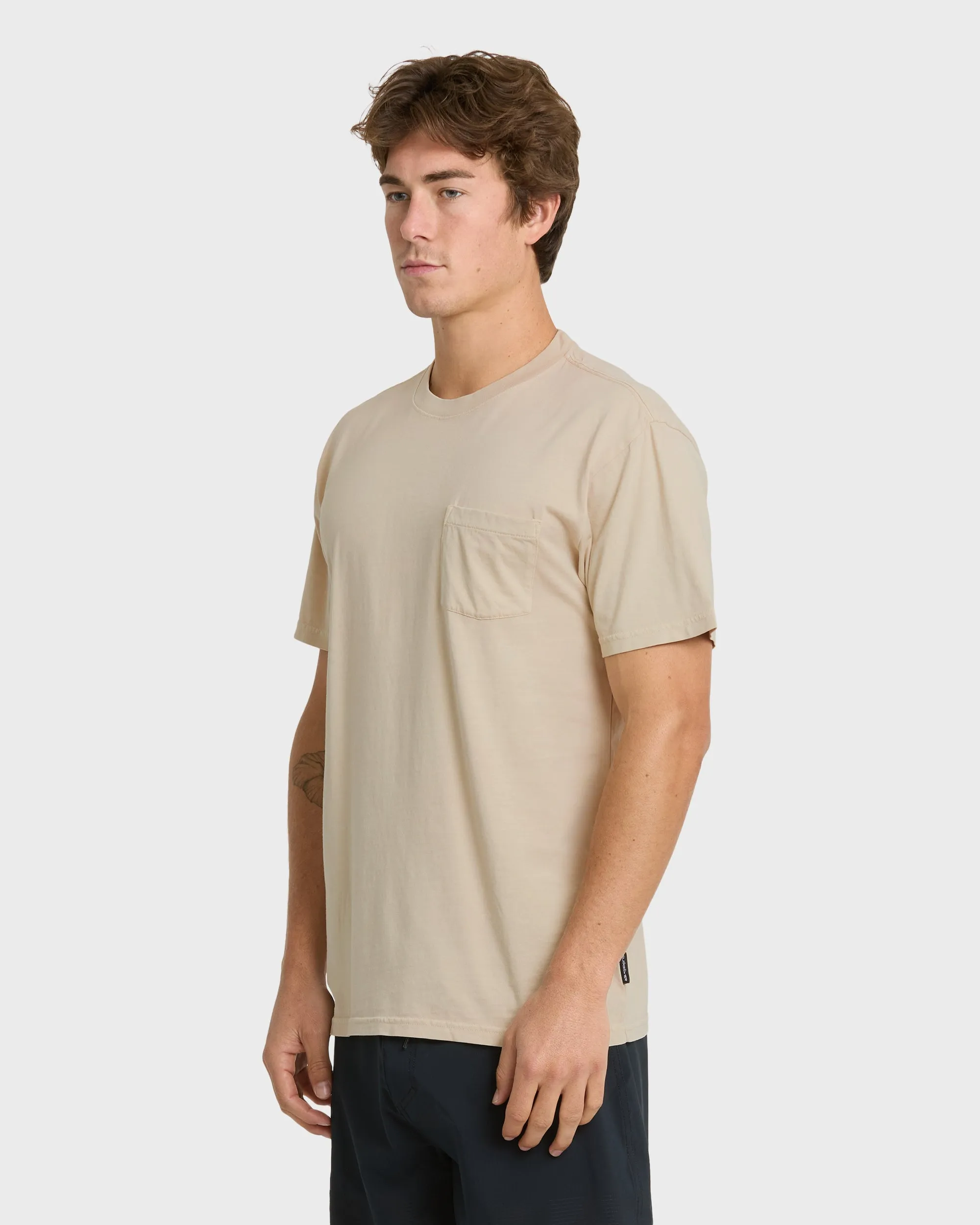 Saltwater Pocket Tee - Pale Aloe sold by Quiksilver product image thumbnail 4