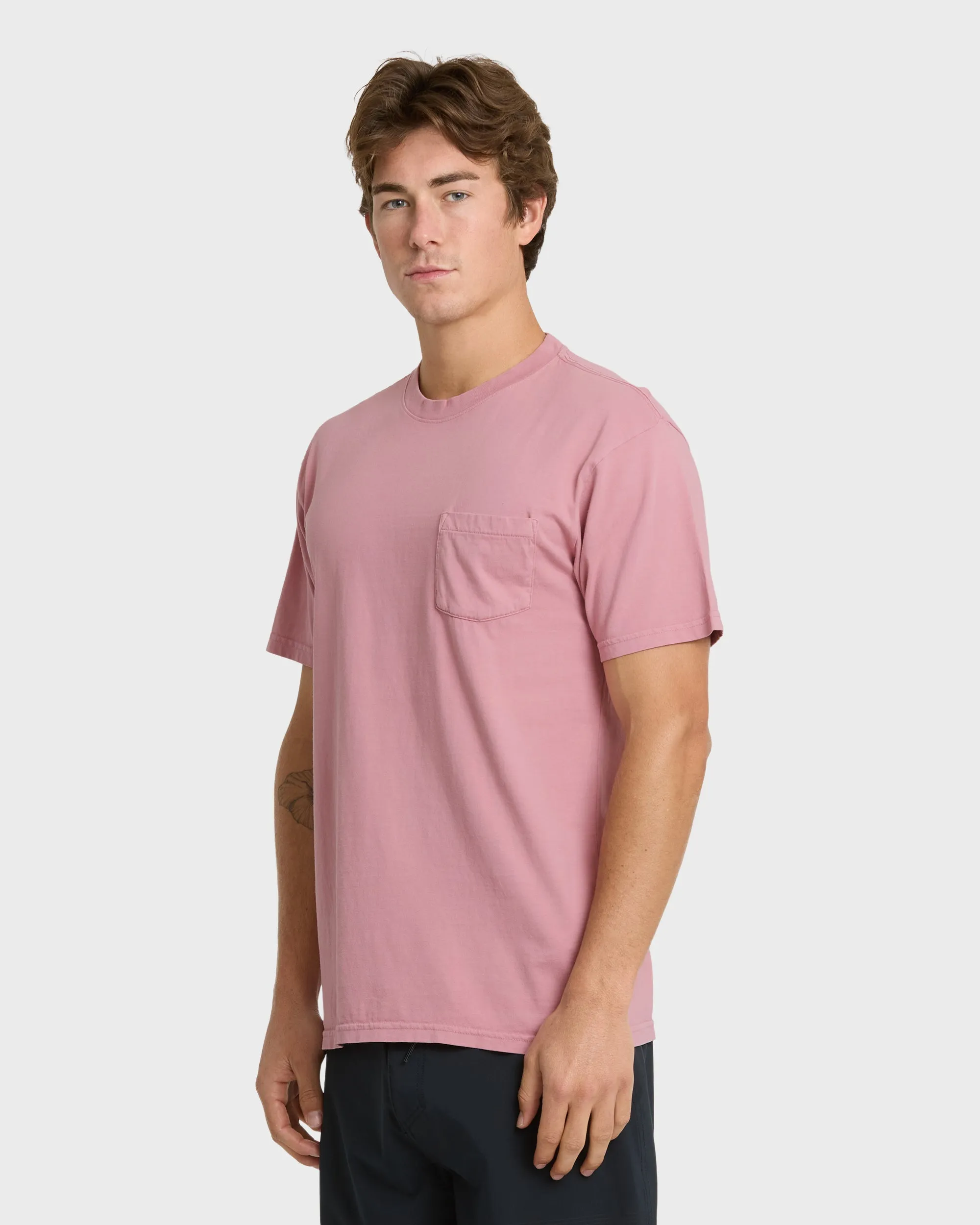 Saltwater Pocket Tee - Dusty Rose sold by Quiksilver product image thumbnail 4