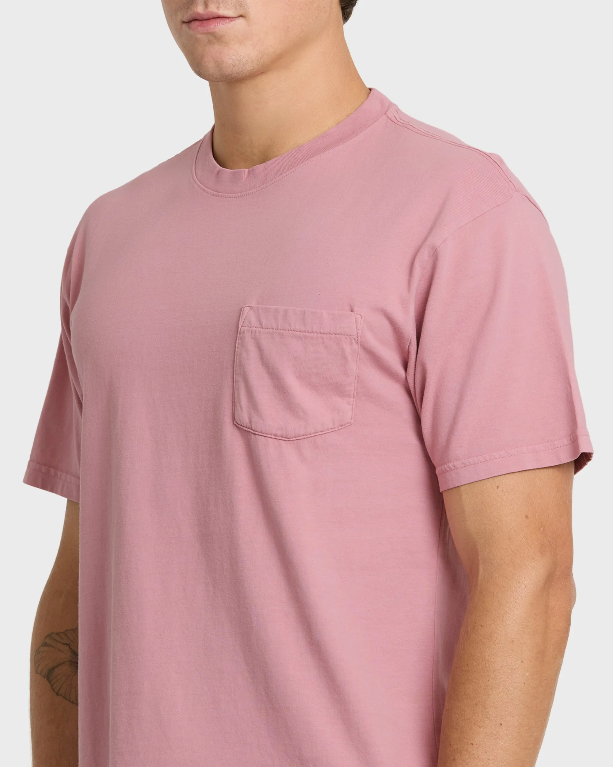 Saltwater Pocket Tee - Dusty Rose sold by Quiksilver product image thumbnail 5