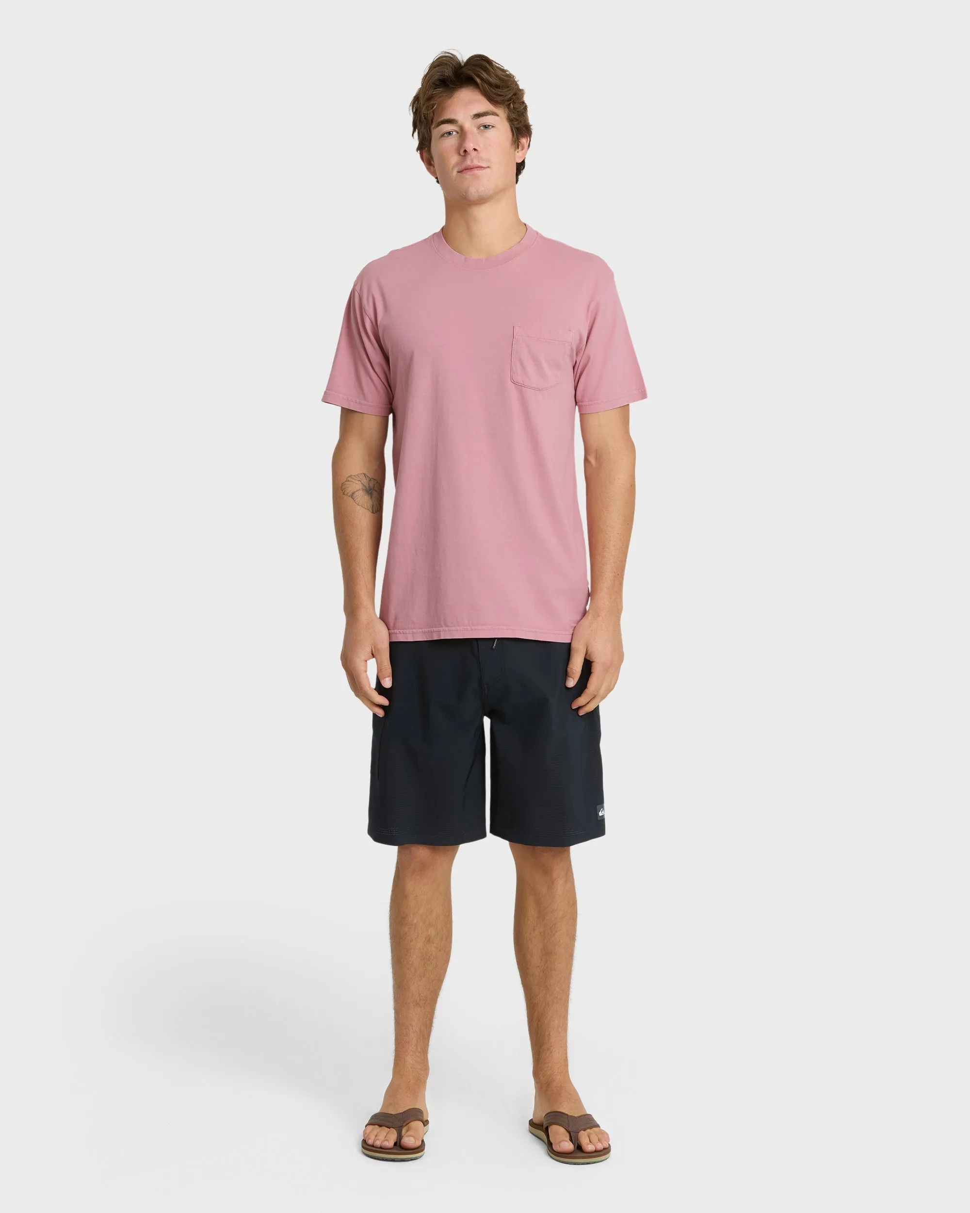 Saltwater Pocket Tee - Dusty Rose sold by Quiksilver product image thumbnail 3