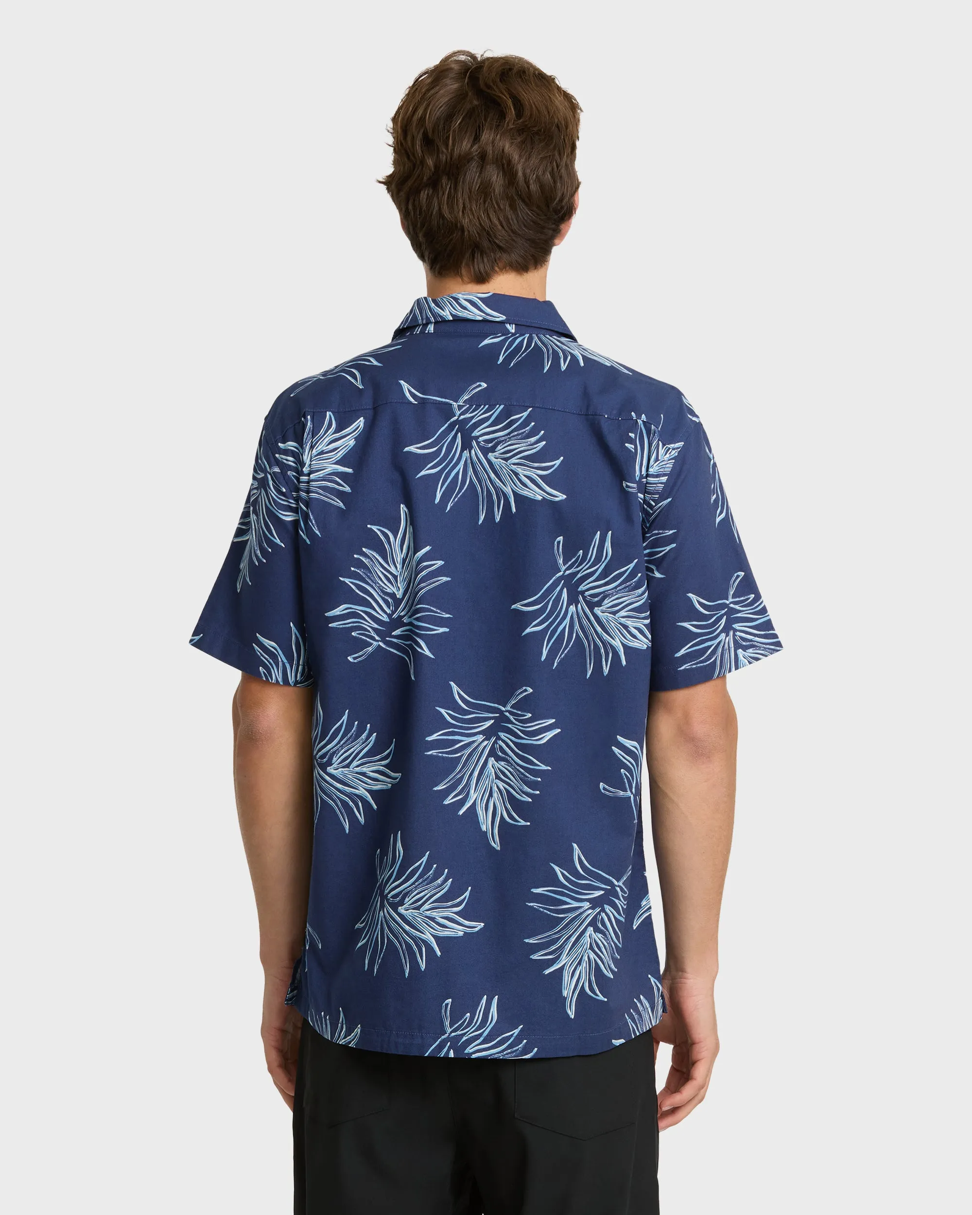 Island Palms Casual Short Sleeve Shirt - Navy sold by Quiksilver product image thumbnail 2