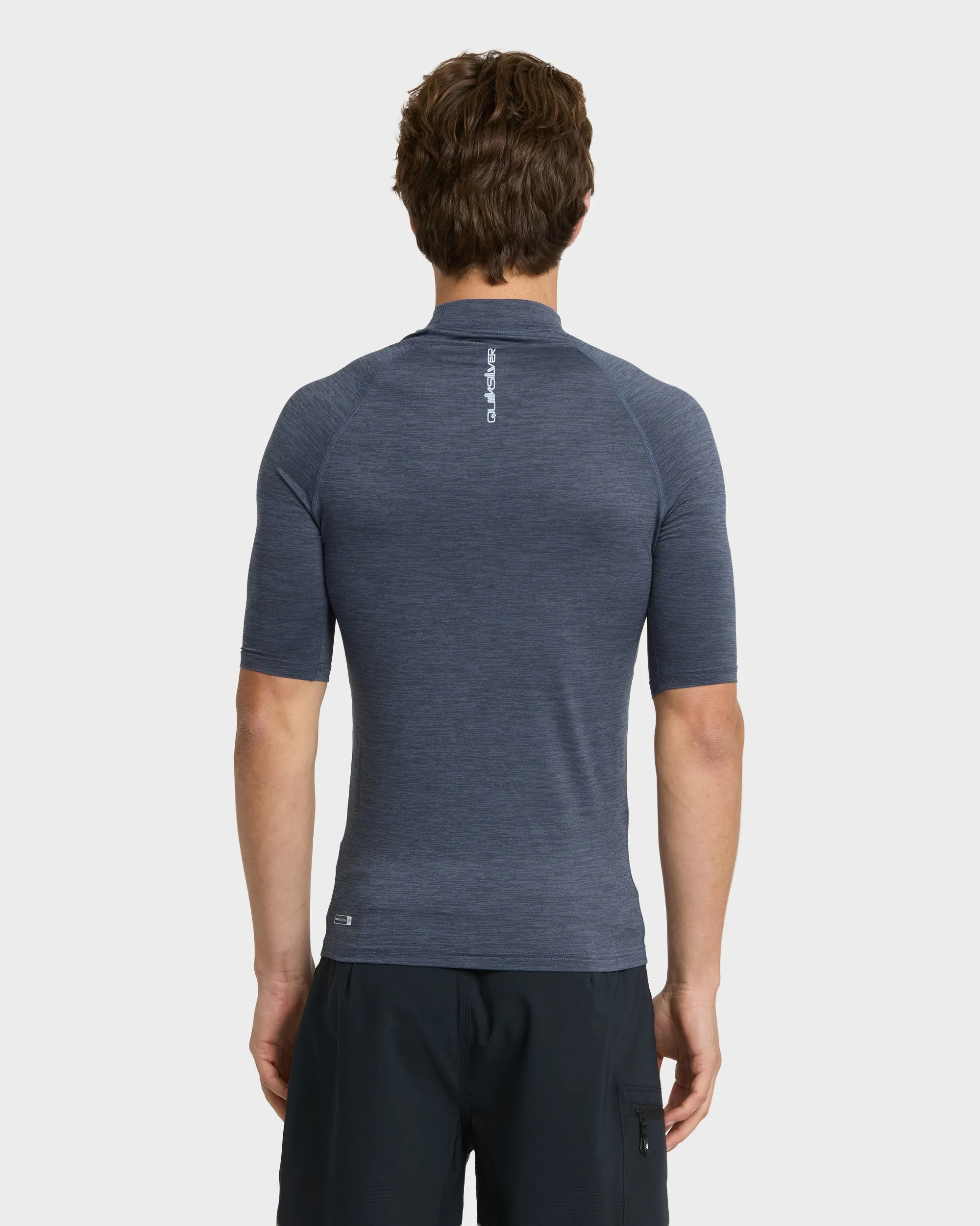 Everyday UPF 50 Short Sleeve Rashguard - Vintage Indigo Heather sold by Quiksilver product image thumbnail 2