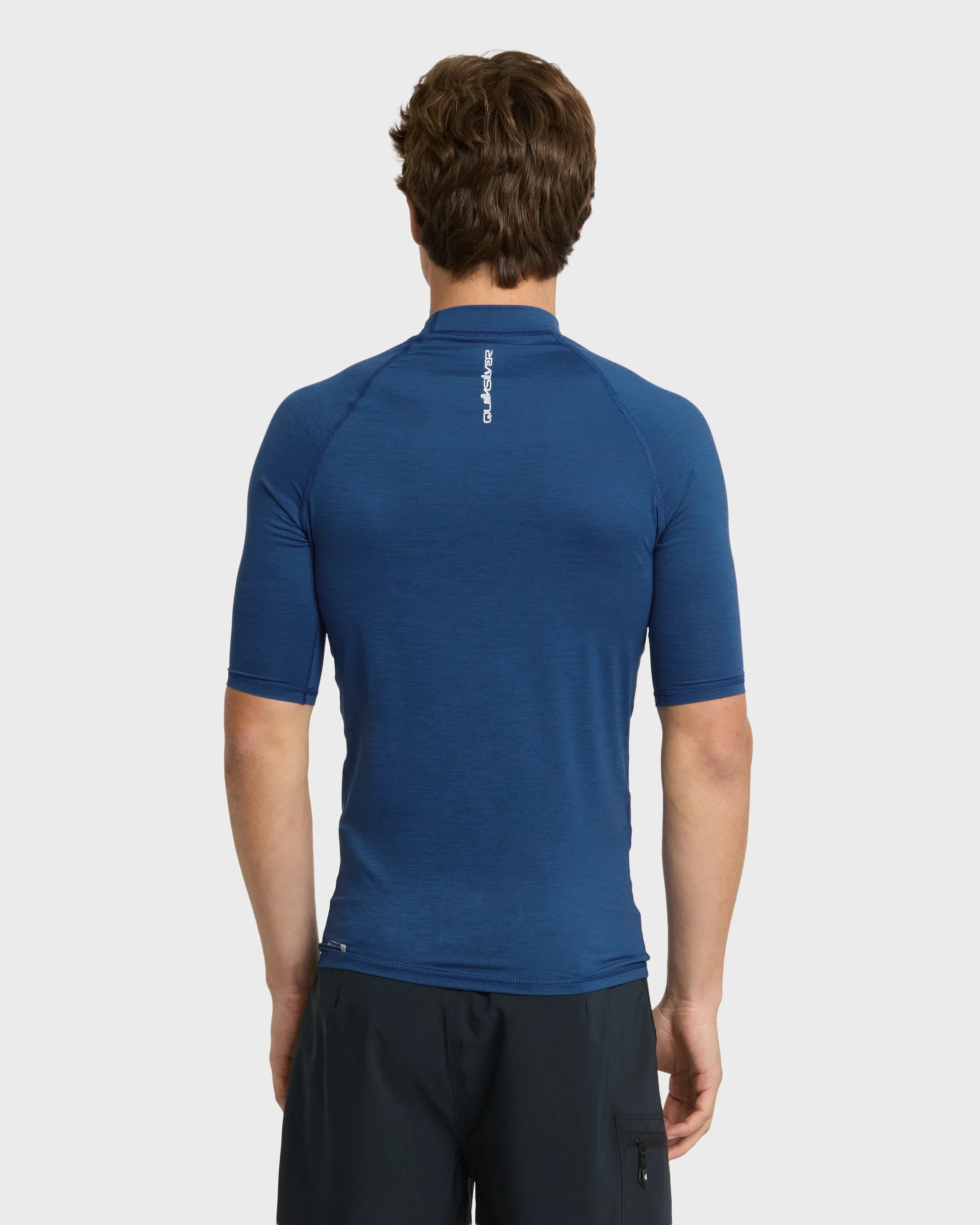 Everyday UPF 50 Short Sleeve Rashguard - Monaco Blue Heather sold by Quiksilver product image thumbnail 2