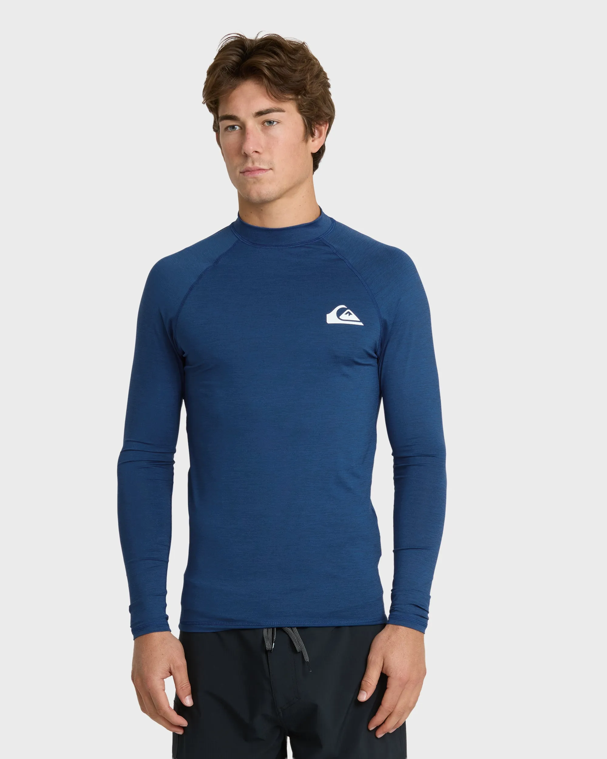Everyday UPF 50 Long Sleeve Rashguard - Monaco Blue Heather sold by Quiksilver