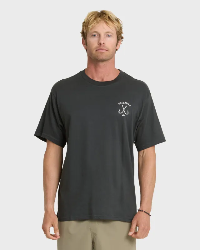 Waterman Bait Shop T-Shirt - Phantom sold by Quiksilver