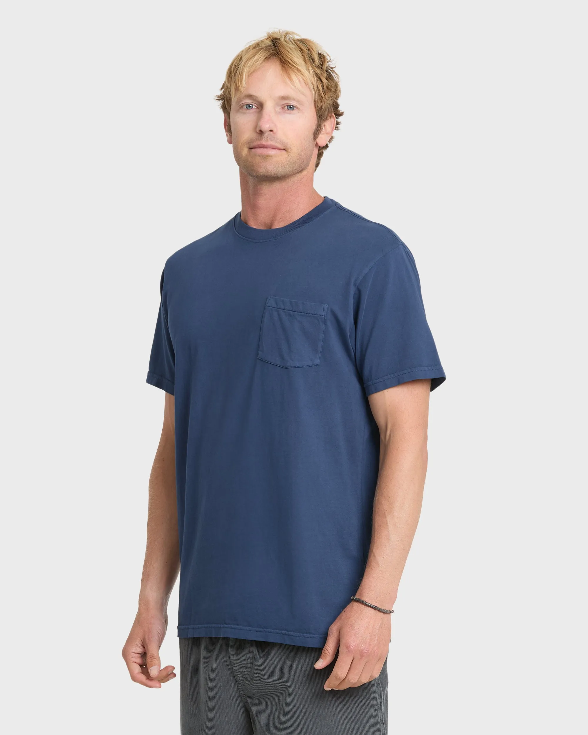Saltwater Pocket Tee - Navy sold by Quiksilver product image thumbnail 4