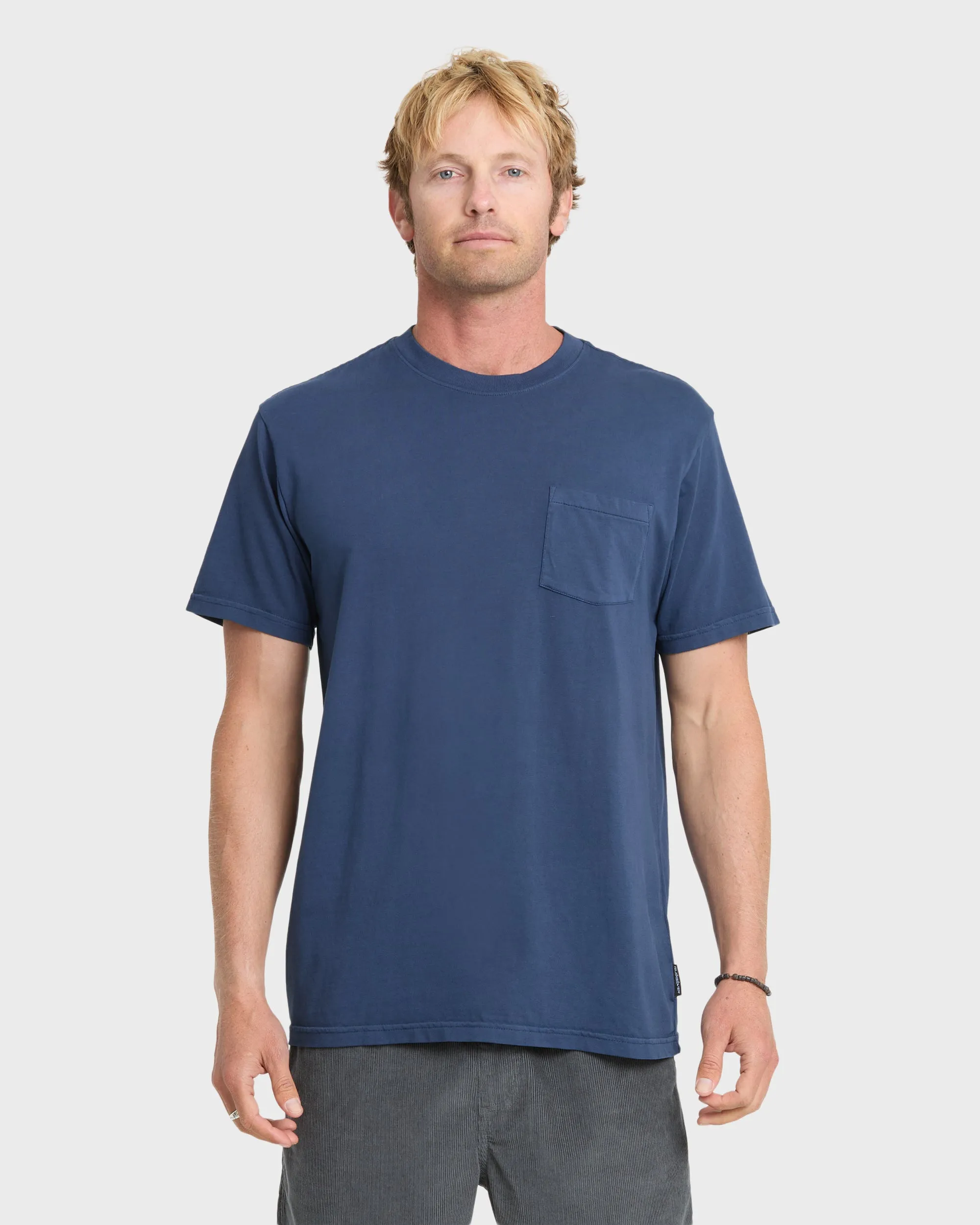 Saltwater Pocket Tee - Navy sold by Quiksilver