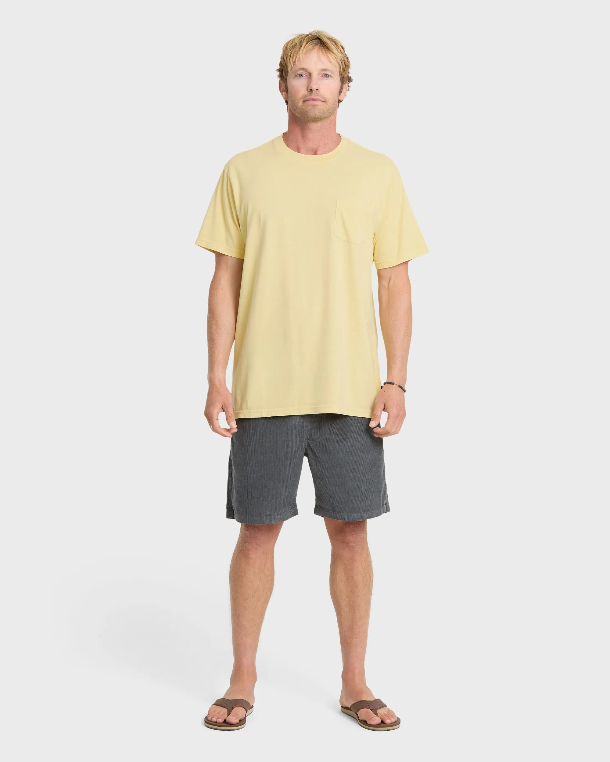 Saltwater Pocket Tee - Pale Yellow sold by Quiksilver product image thumbnail 3