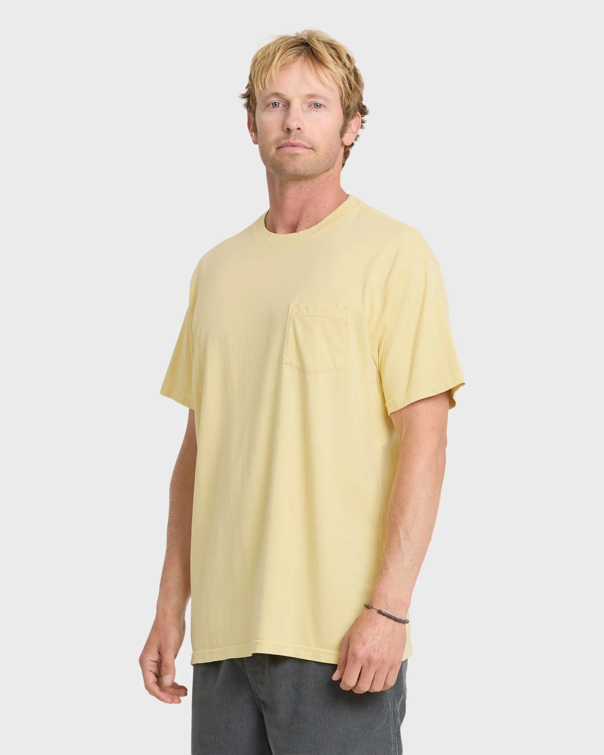 Saltwater Pocket Tee - Pale Yellow sold by Quiksilver product image thumbnail 4