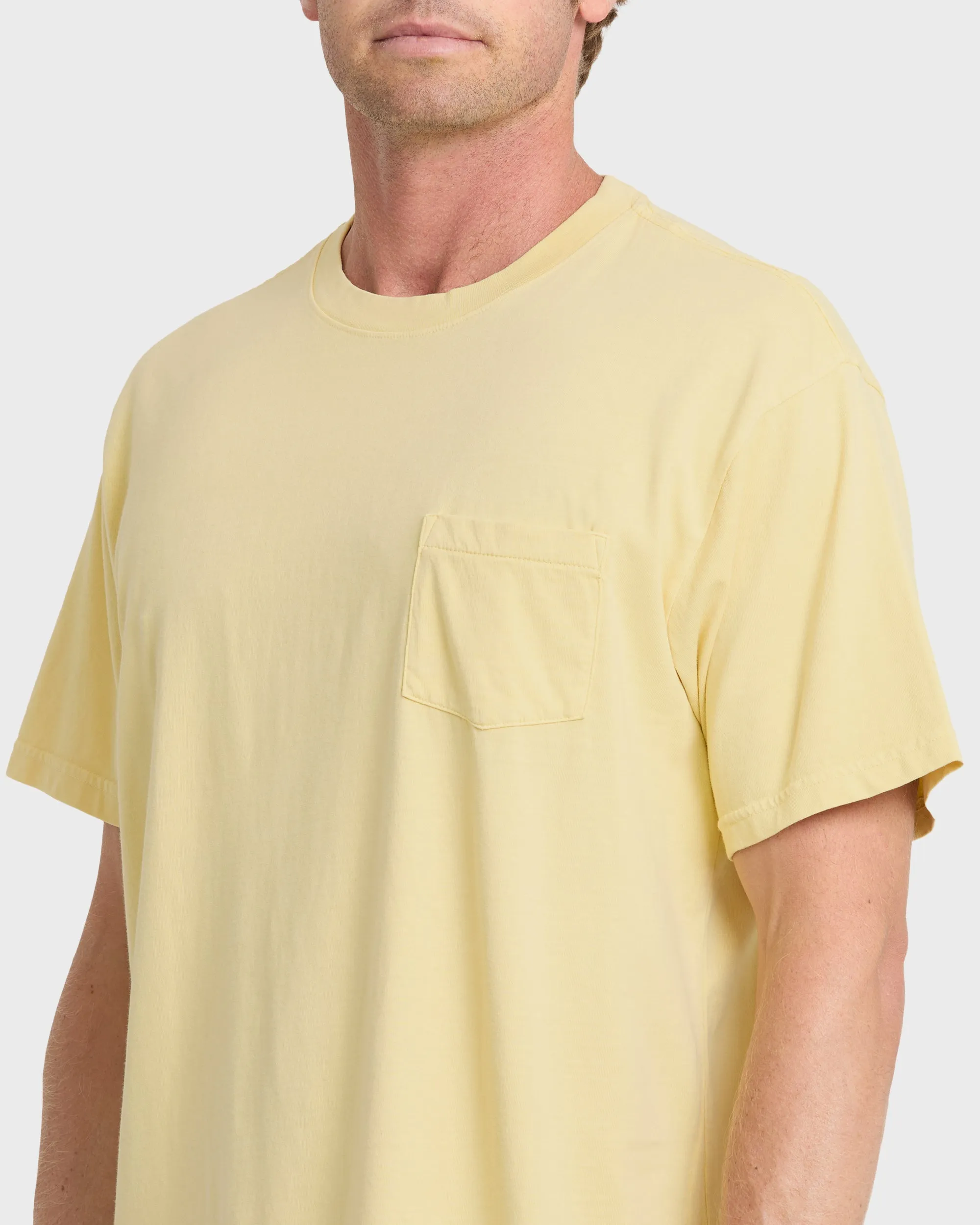 Saltwater Pocket Tee - Pale Yellow sold by Quiksilver product image thumbnail 5