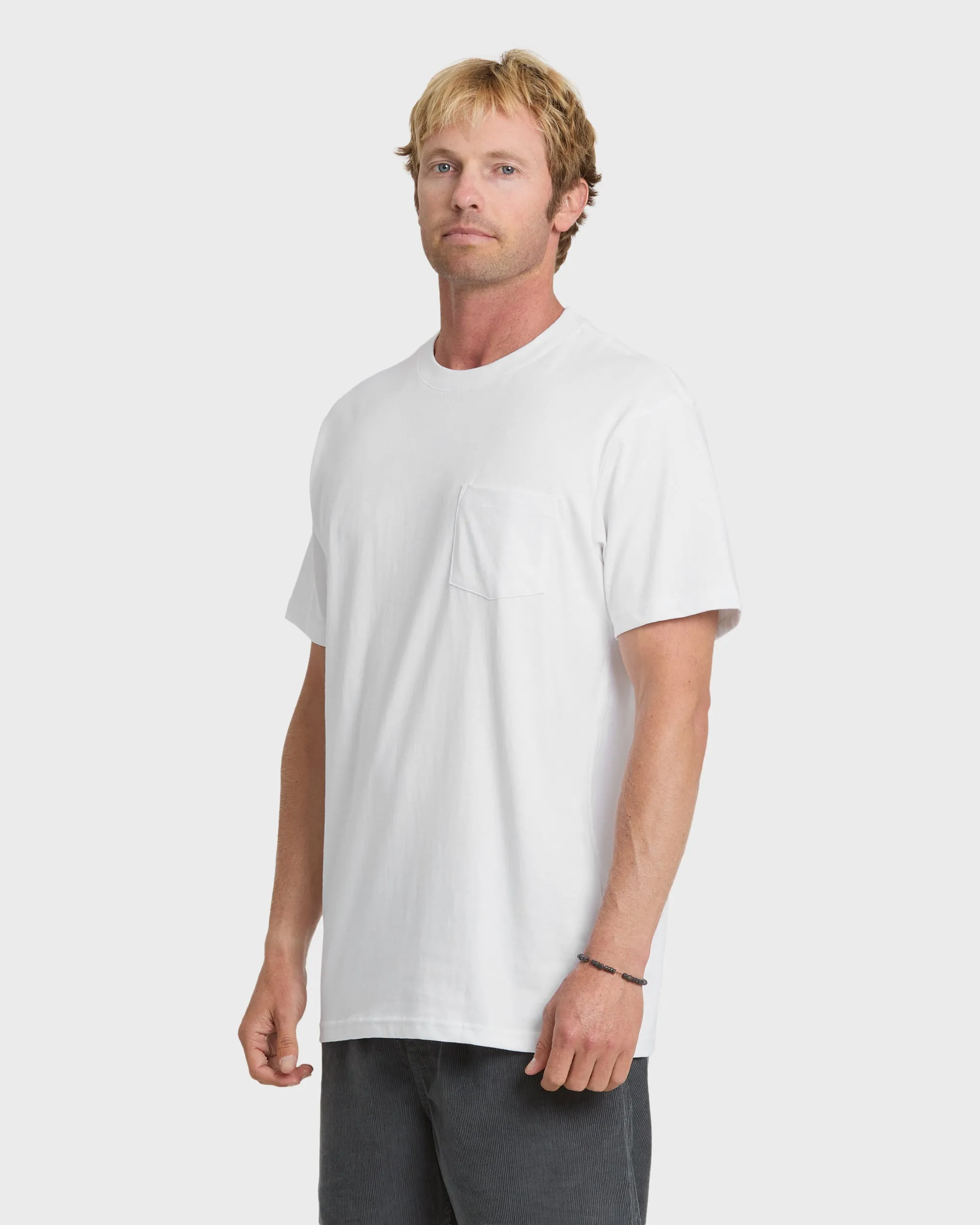 Saltwater Pocket Tee - White sold by Quiksilver product image thumbnail 4
