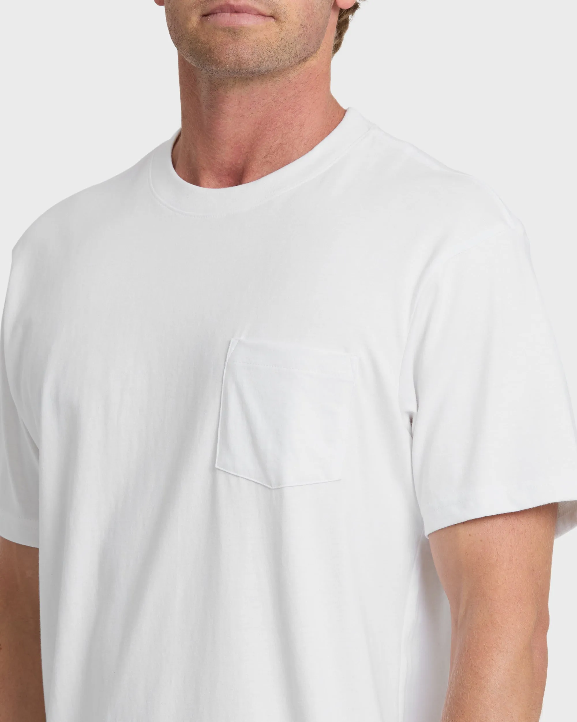 Saltwater Pocket Tee - White sold by Quiksilver product image thumbnail 5