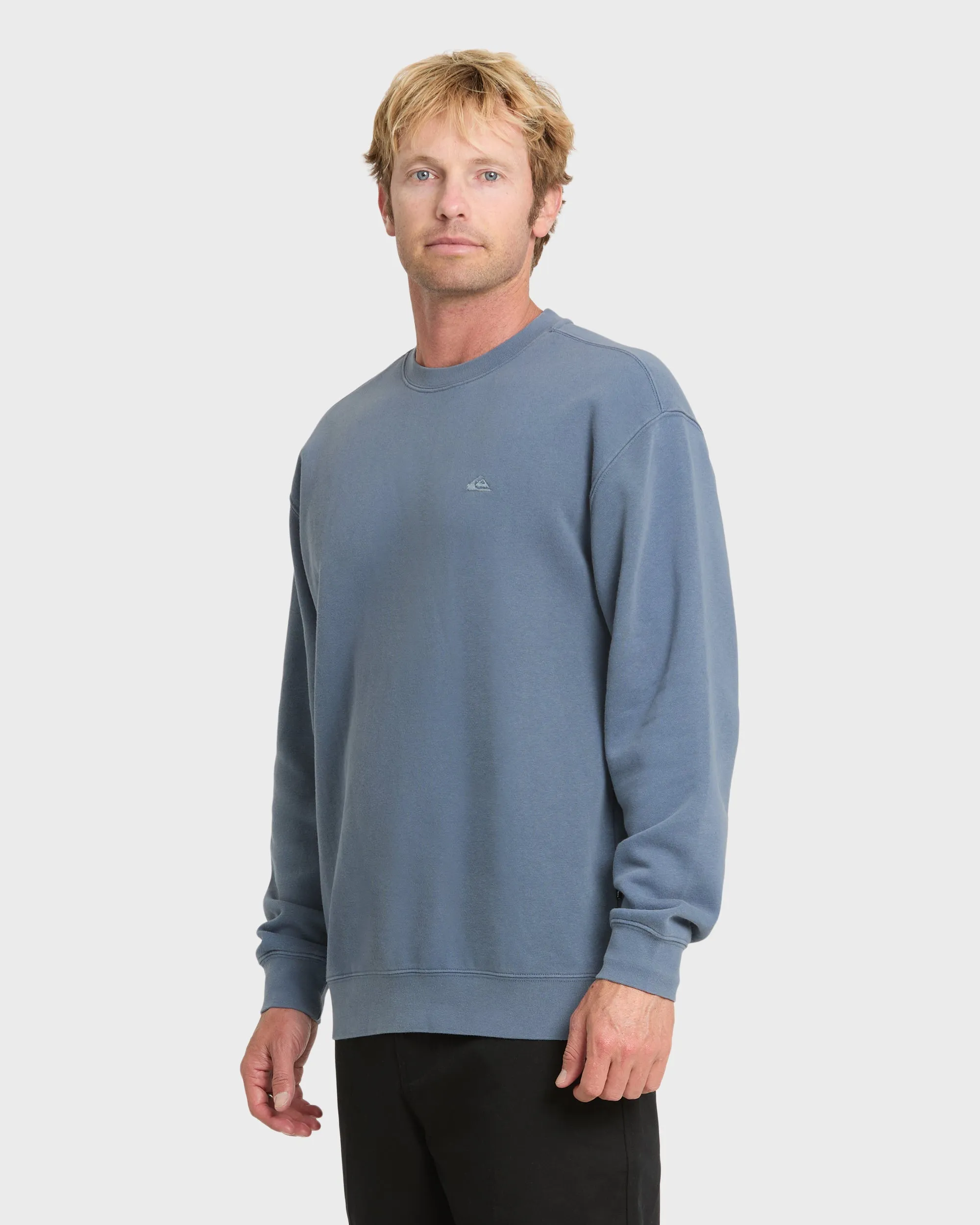 Saltwater Crewneck Sweatshirt - China Blue sold by Quiksilver product image thumbnail 4