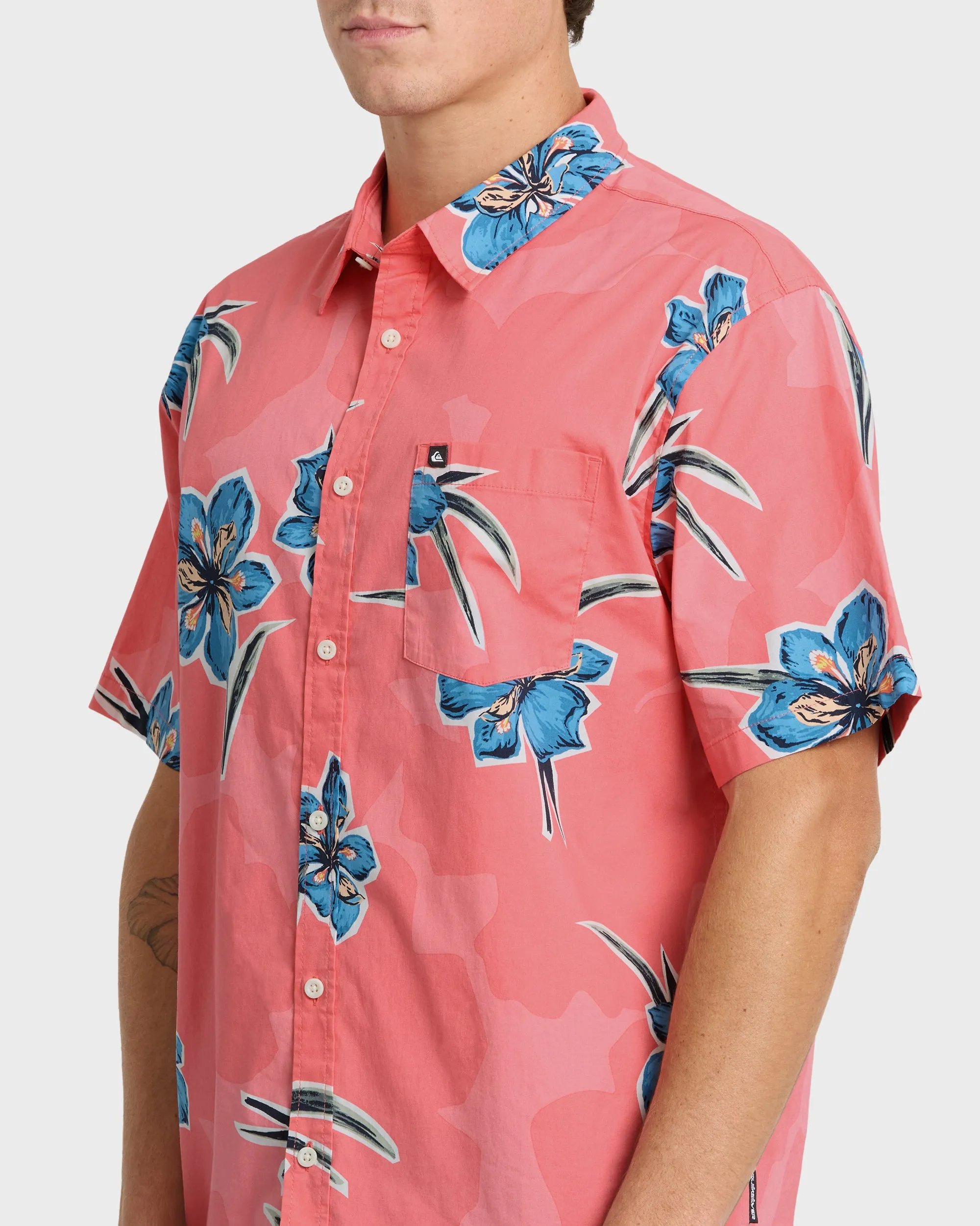 Apero Organic Classics Short Sleeve Shirt - Strawberry Print sold by Quiksilver product image thumbnail 5