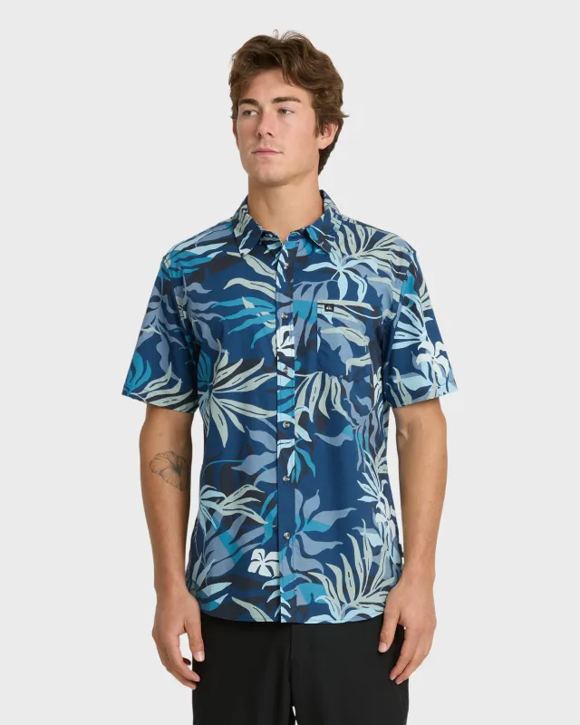 Blueweed Classic Short Sleeve Shirt - Navy sold by Quiksilver