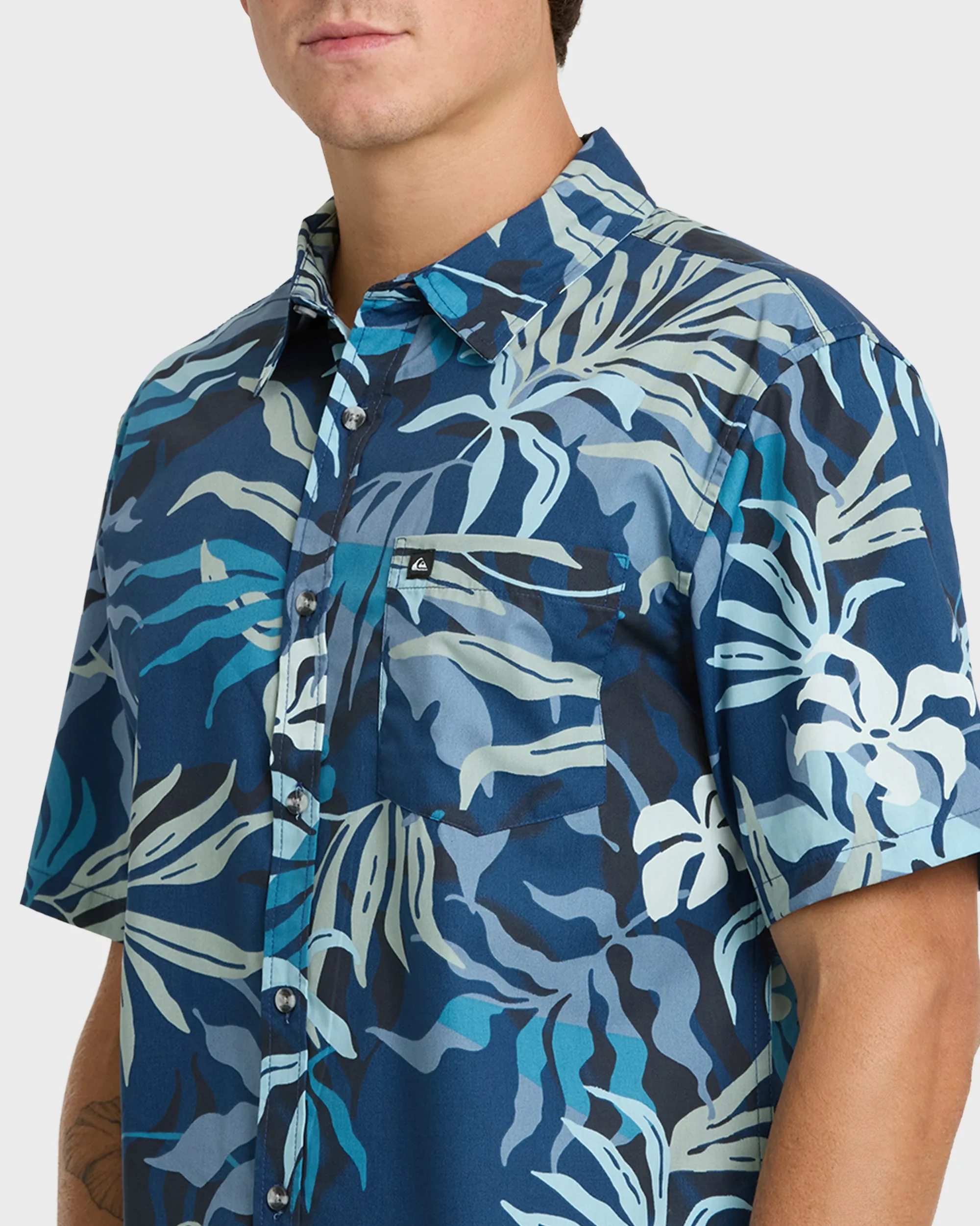 Blueweed Classic Short Sleeve Shirt - Navy sold by Quiksilver product image thumbnail 5