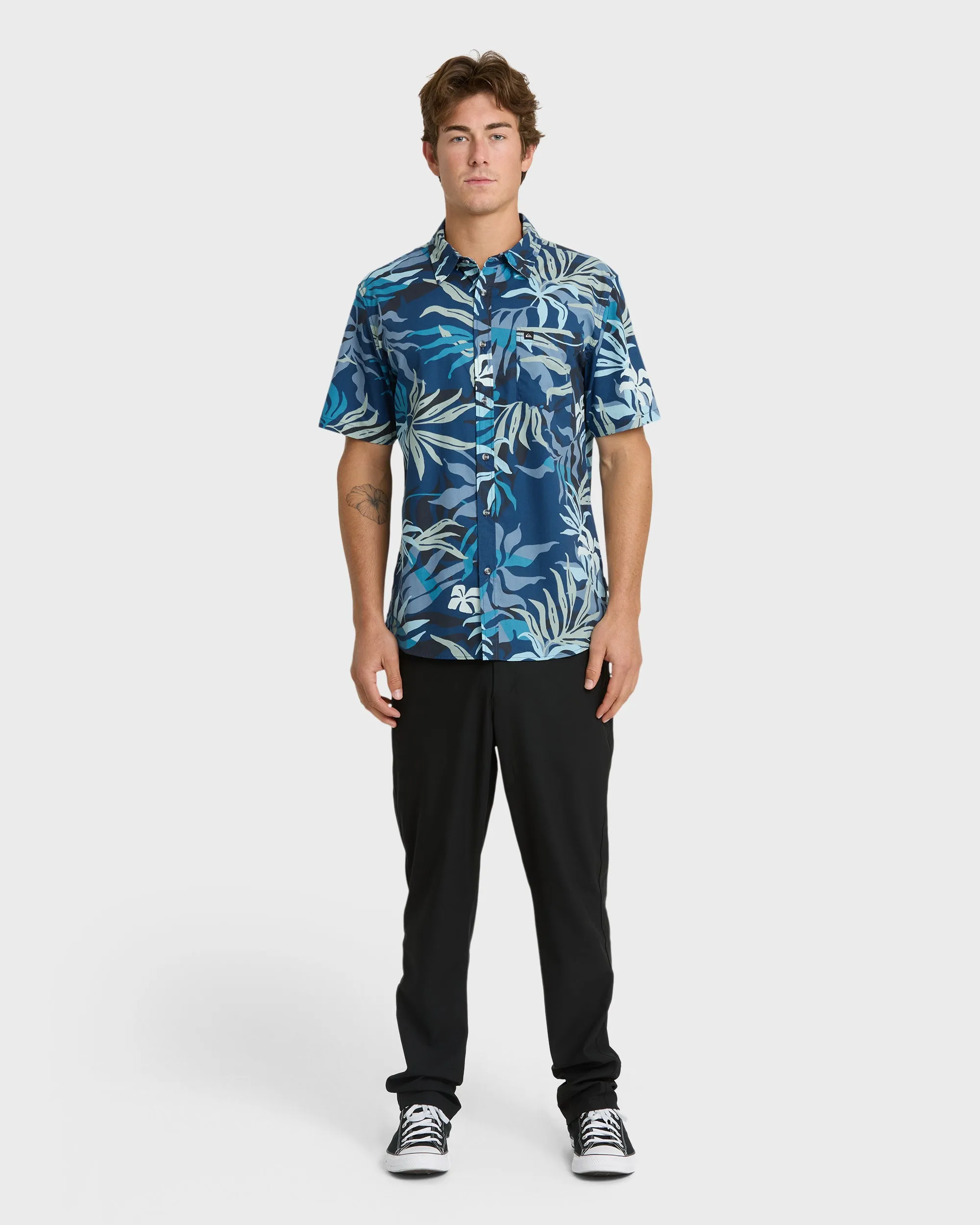 Blueweed Classic Short Sleeve Shirt - Navy sold by Quiksilver product image thumbnail 3