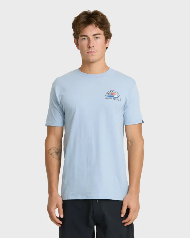 Ca Peelers T-Shirt - Ashley Blue sold by Quiksilver