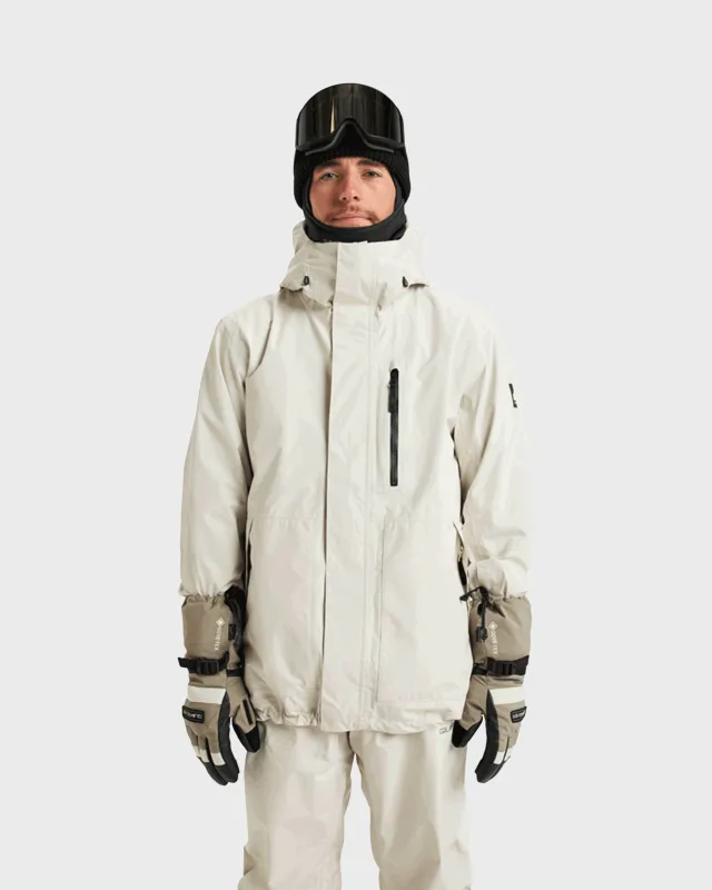 Mission GORE-TEX Snow Jacket - Bone sold by Quiksilver
