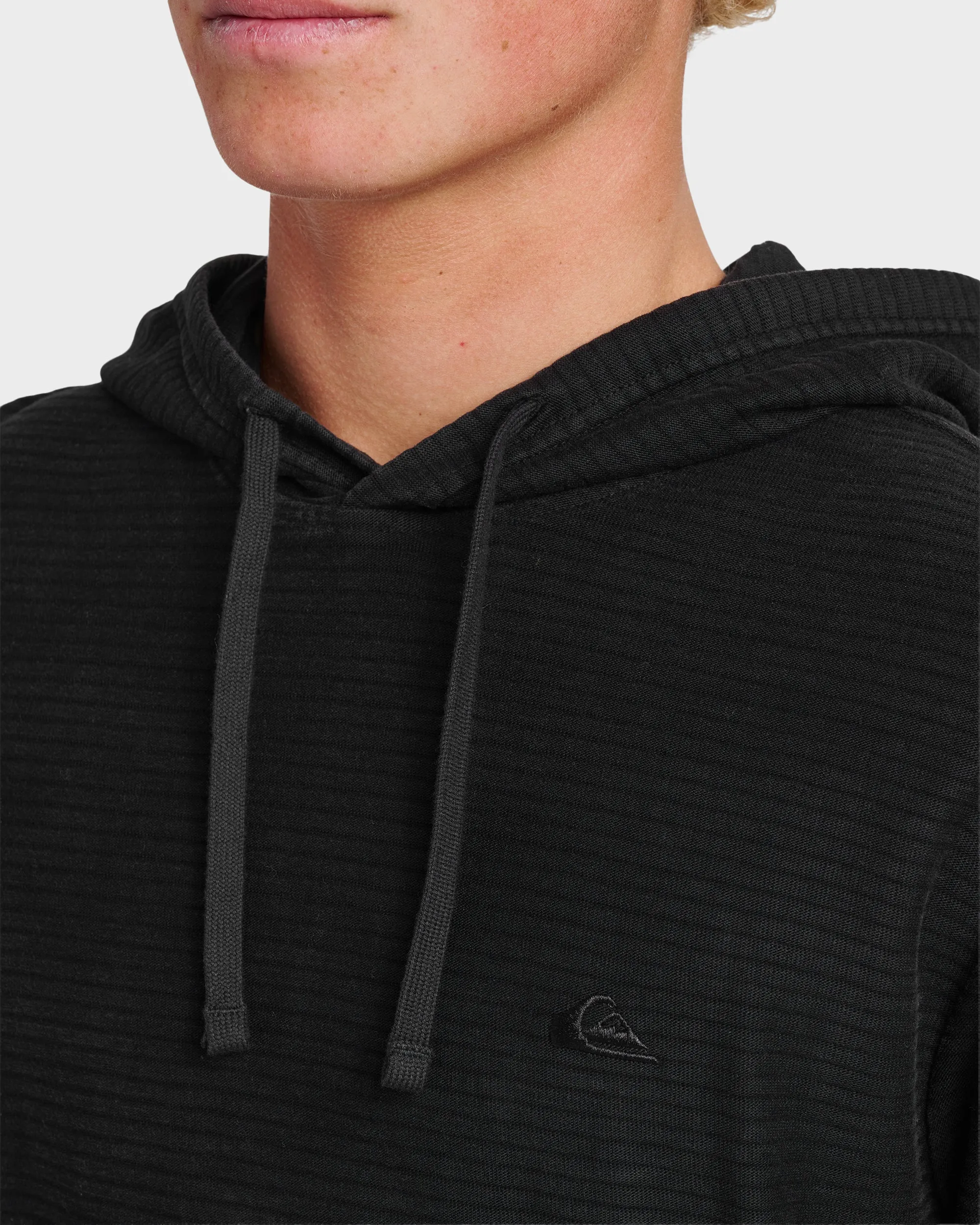 Alamitos Long Sleeve Hooded Top - Black sold by Quiksilver product image thumbnail 4