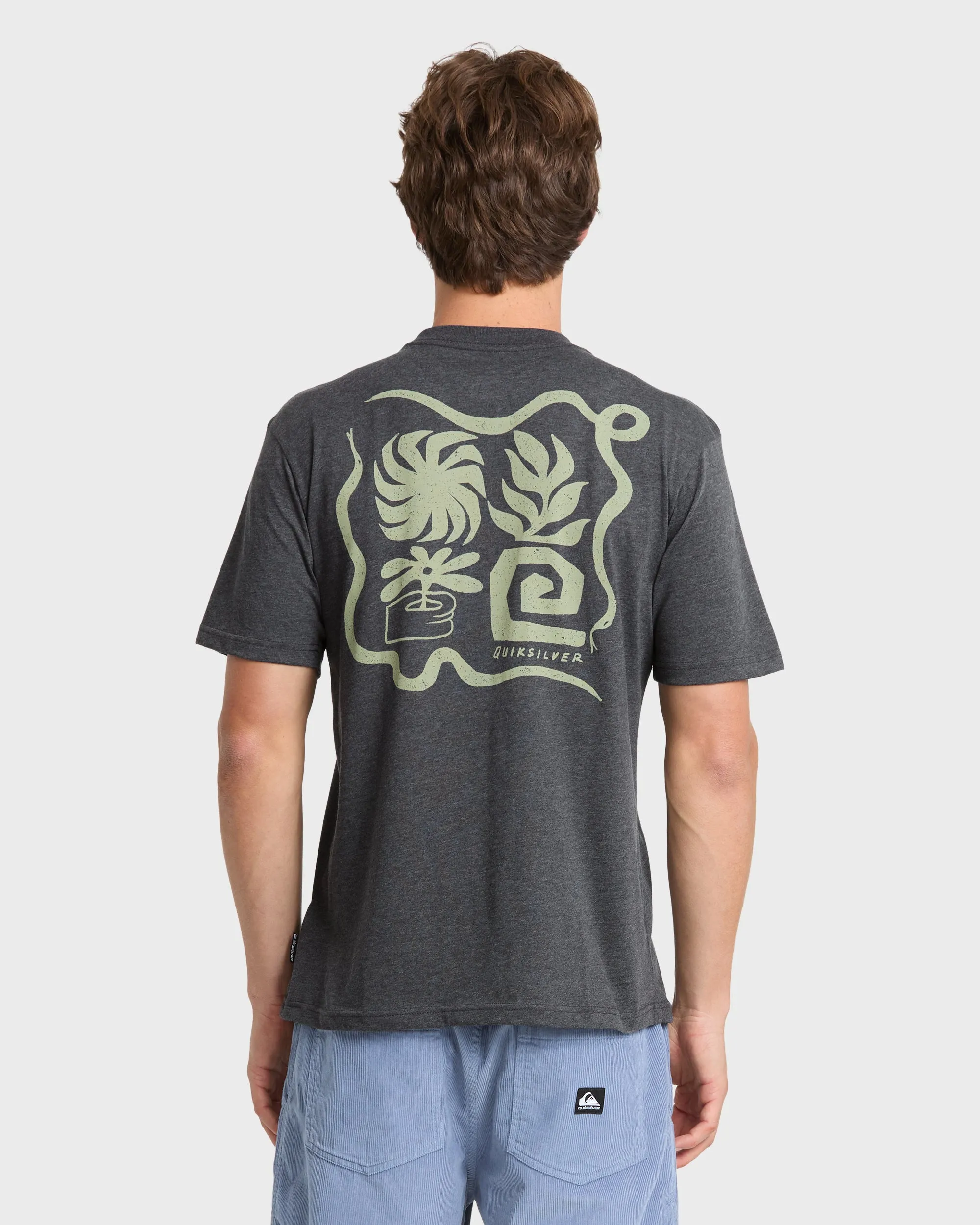 Peaceful Livin Classic T-shirt - Charcoal Heather sold by Quiksilver product image thumbnail 2