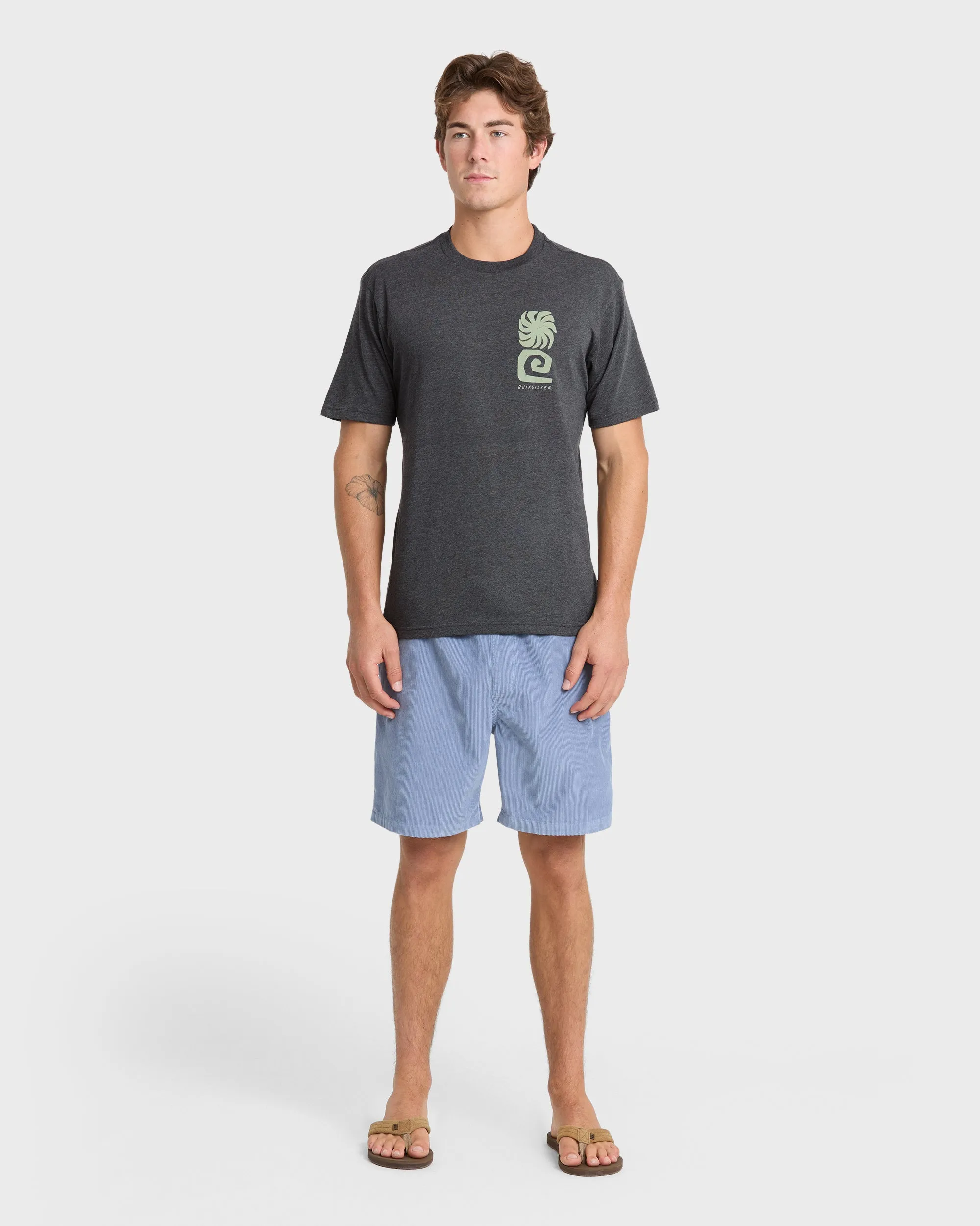 Peaceful Livin Classic T-shirt - Charcoal Heather sold by Quiksilver product image thumbnail 3
