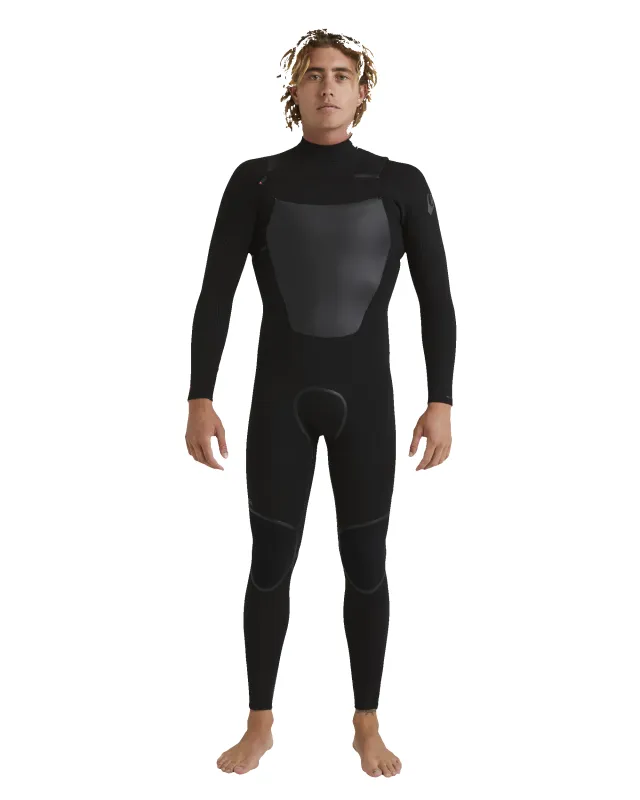 3/2 Marathon Sessions Chest Zip Fullsuit - Black sold by Quiksilver