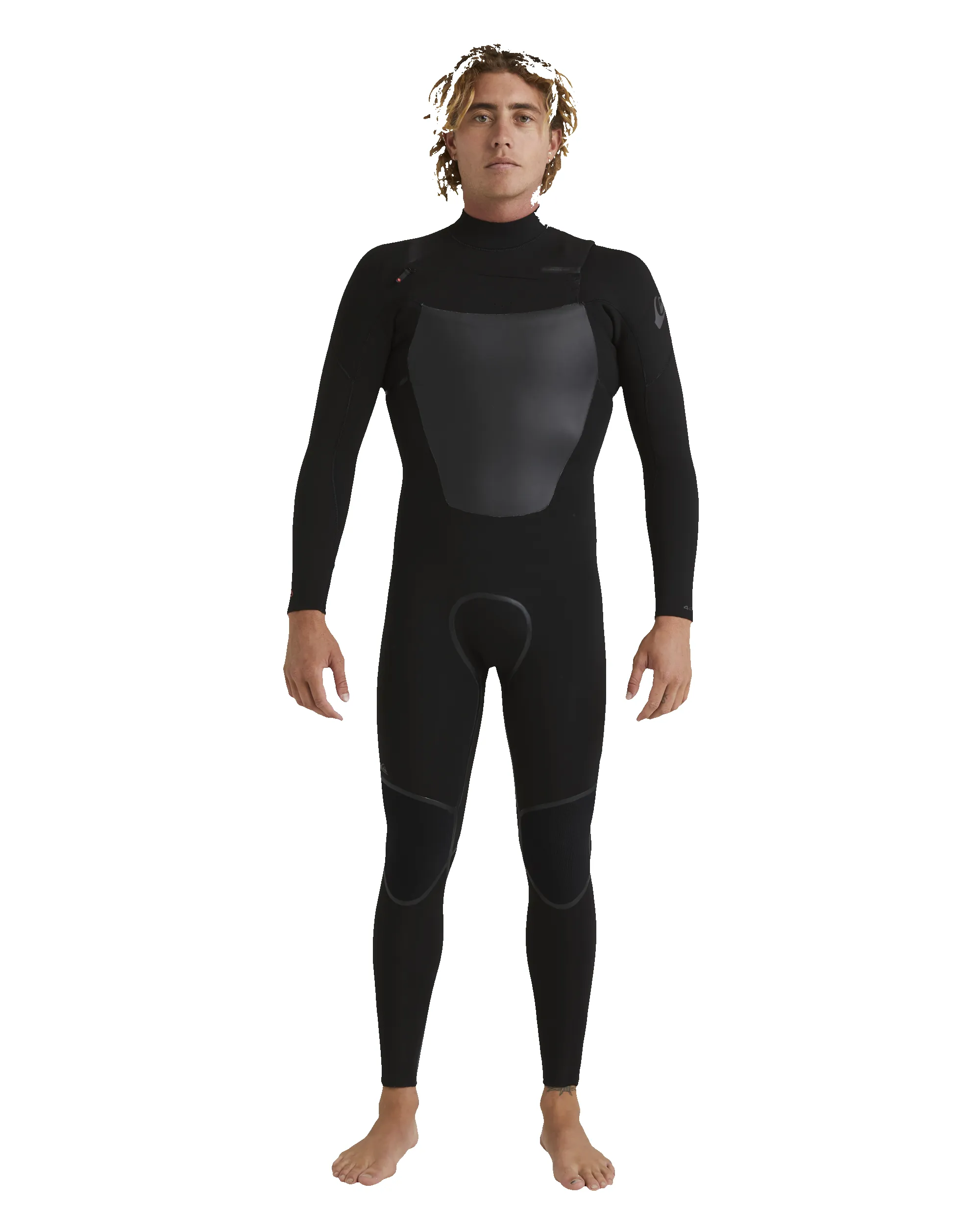 3/2 Marathon Sessions Chest Zip Fullsuit - Black sold by Quiksilver