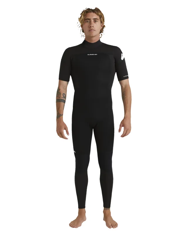 2/2 Prologue Short Sleeve Back Zip Wetsuit - Black sold by Quiksilver