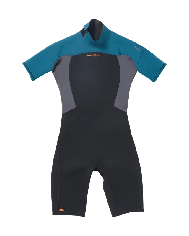 2/2 Prologue Back Zip Spring Suit - Midnight Turquoise made by Quiksilver