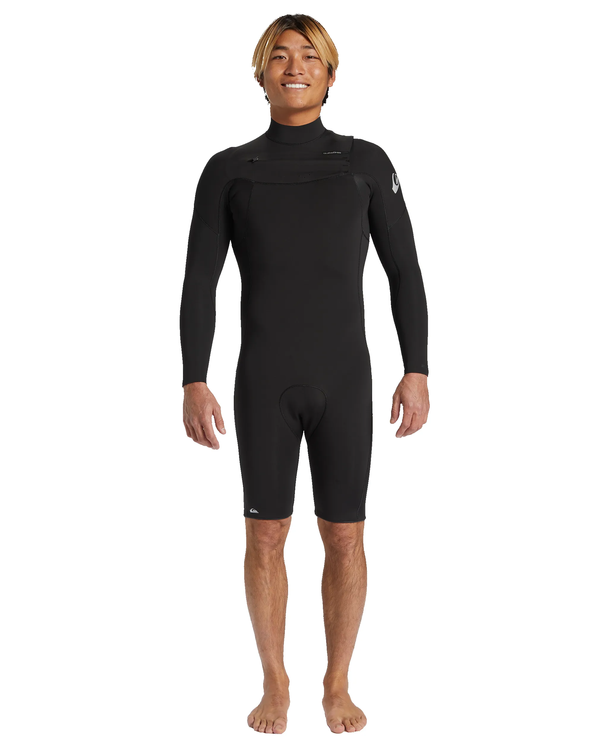 2/2 Everyday Sessions Chest Zip Long Sleeve Spring Suit - Black sold by Quiksilver
