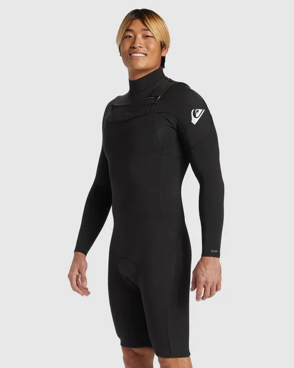 2/2 Everyday Sessions Chest Zip Long Sleeve Spring Suit - Black sold by Quiksilver product image thumbnail 2