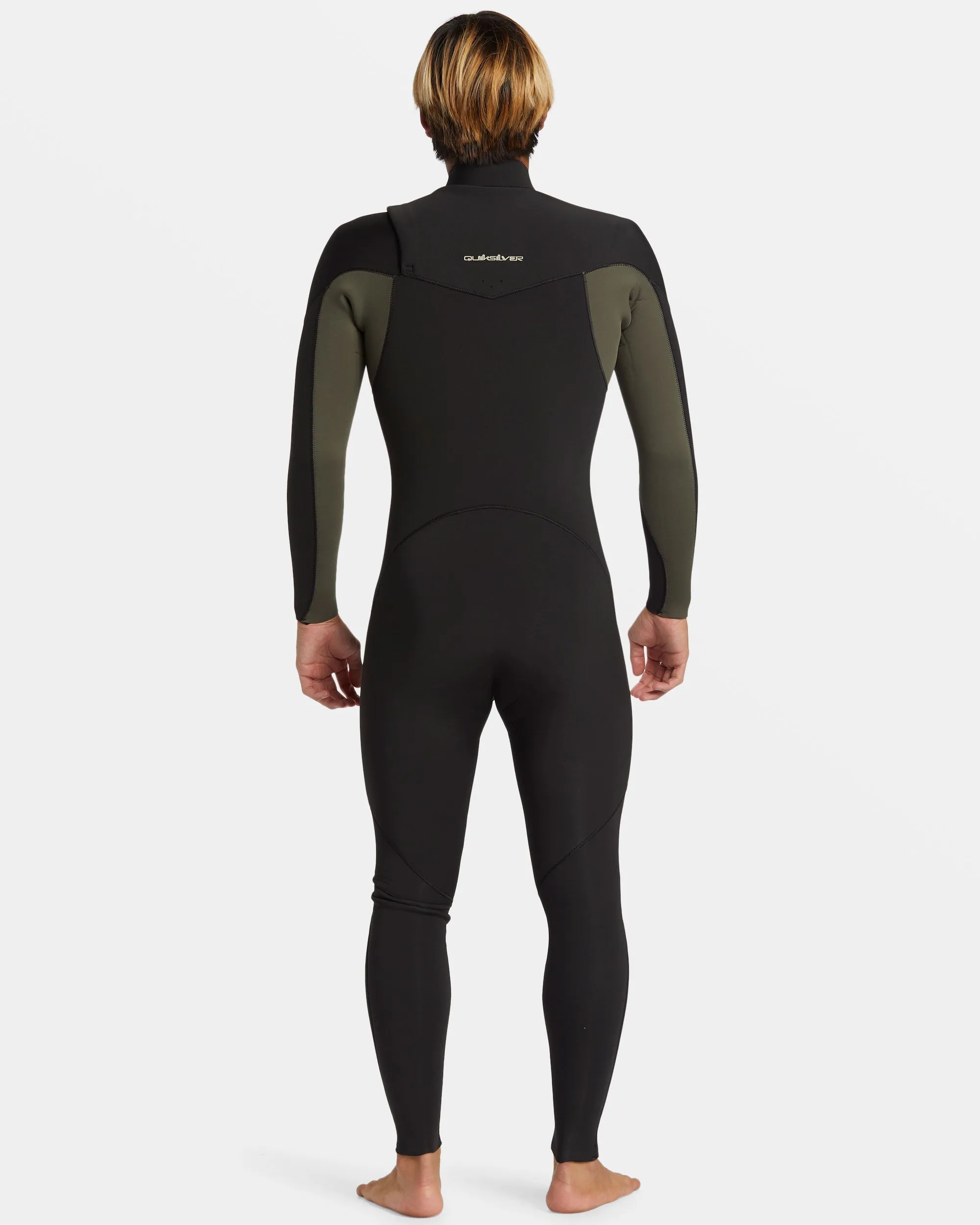 3/2mm Everyday Sessions GBS Chest Zip Wetsuit - Thyme sold by Quiksilver product image thumbnail 5