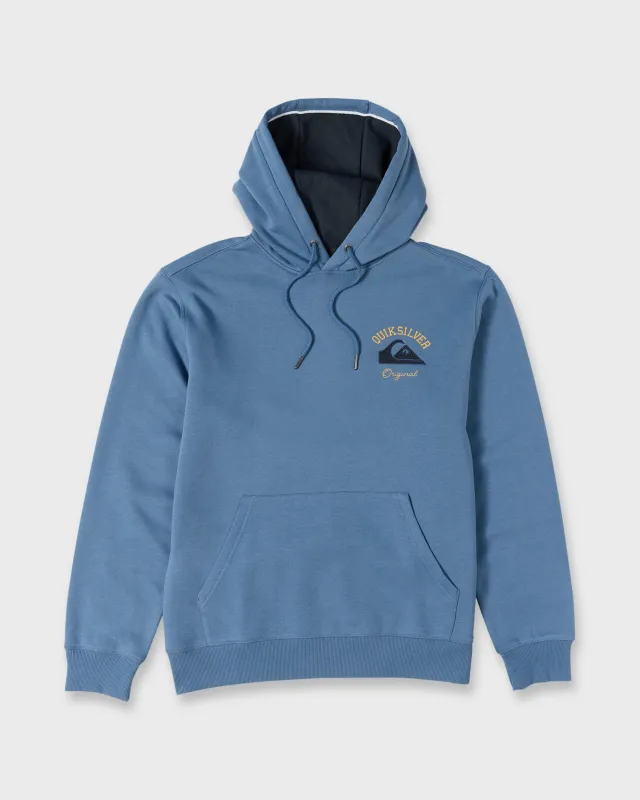 Suede Graphic Pullover Hoodie - Coronet Blue sold by Quiksilver