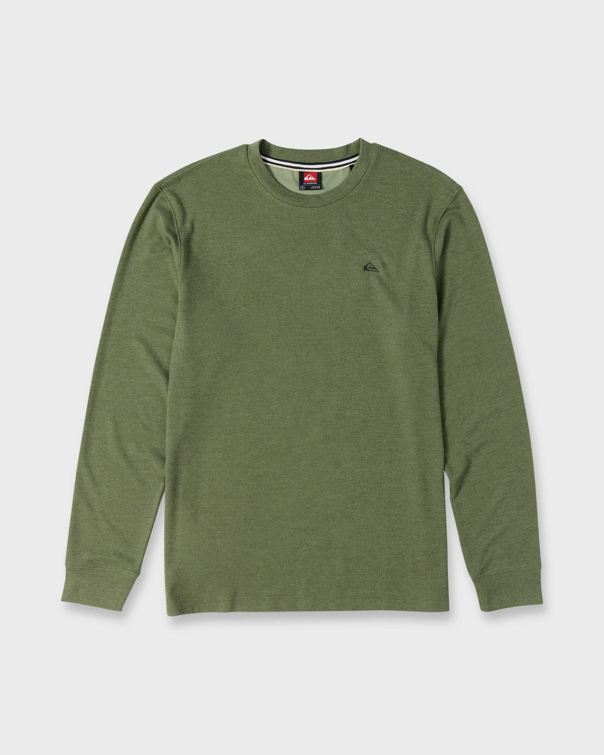 Malvern Long Sleeve Soft Touch Crewneck Sweatshirt - Dusty Olive sold by Quiksilver