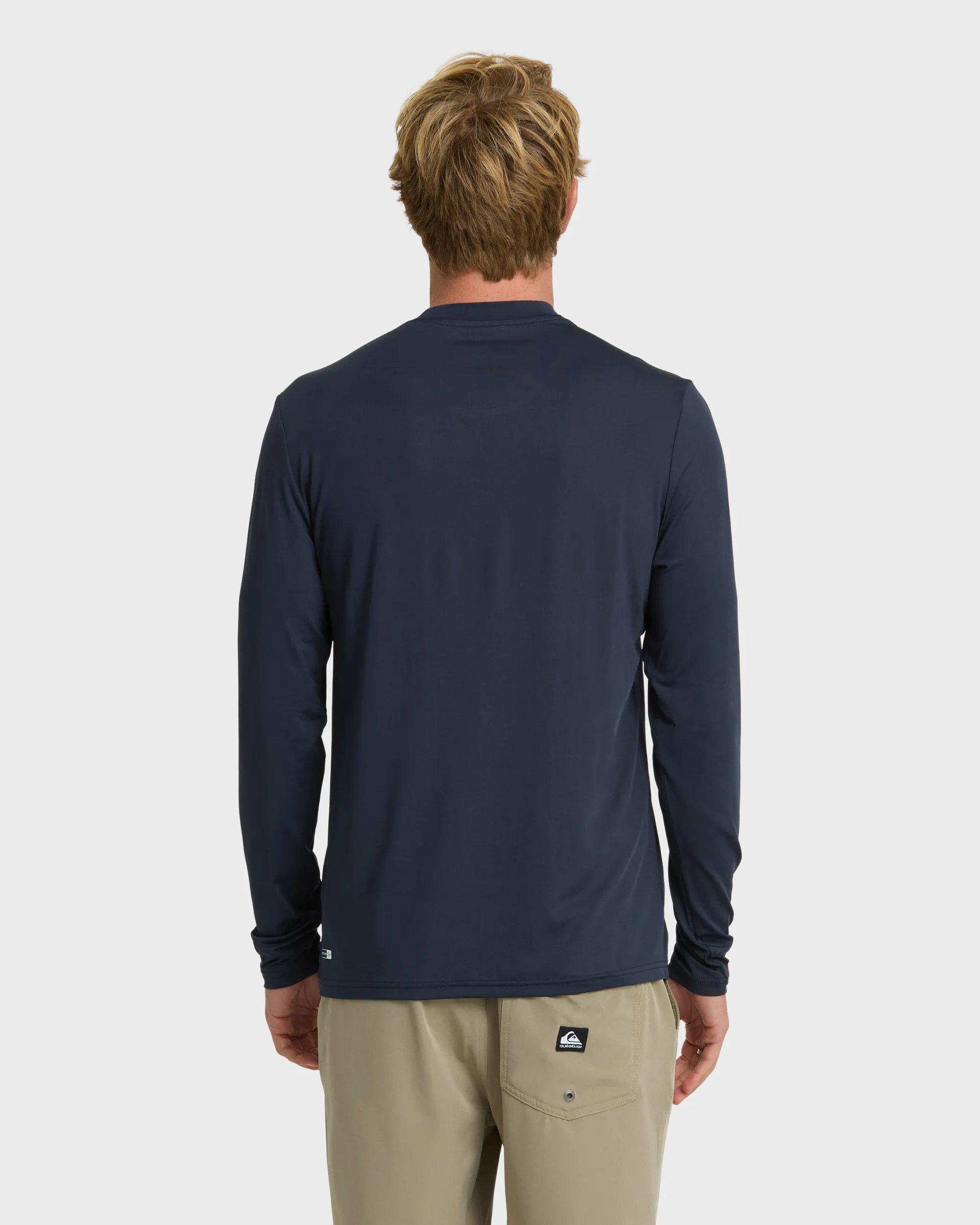 Comp Logo Large Logo Long Sleeve Rashguard - Navy sold by Quiksilver product image thumbnail 2