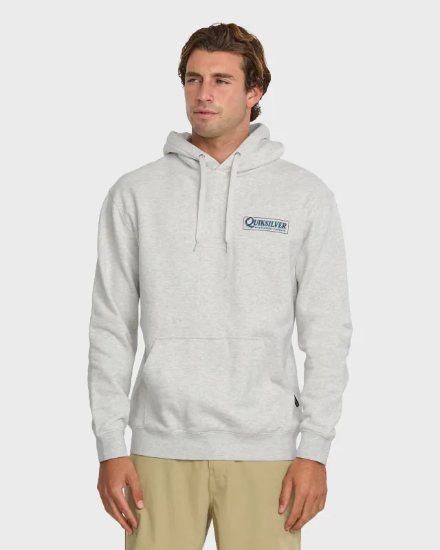 Graphic Hoodie - White/Heather sold by Quiksilver