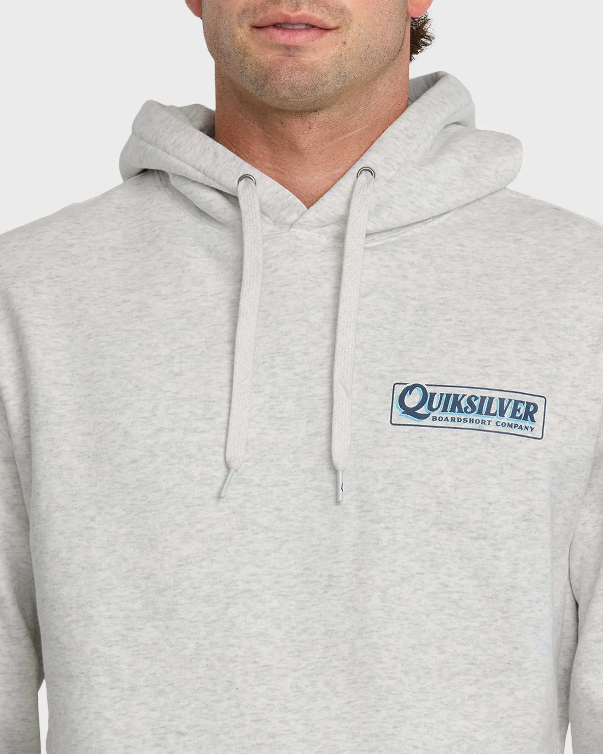 Graphic Hoodie - White/Heather sold by Quiksilver product image thumbnail 5